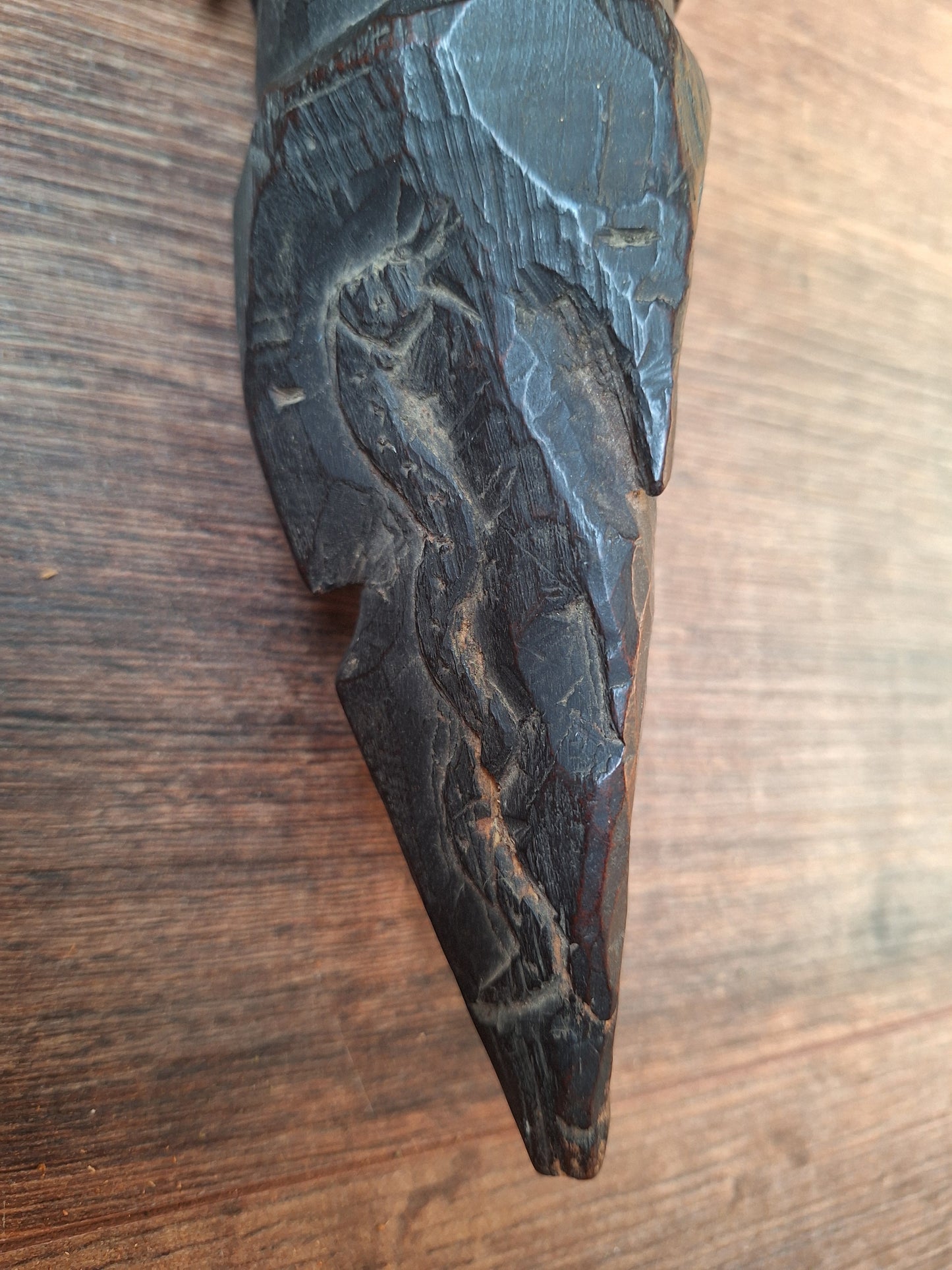 Antique wooden phurba #57