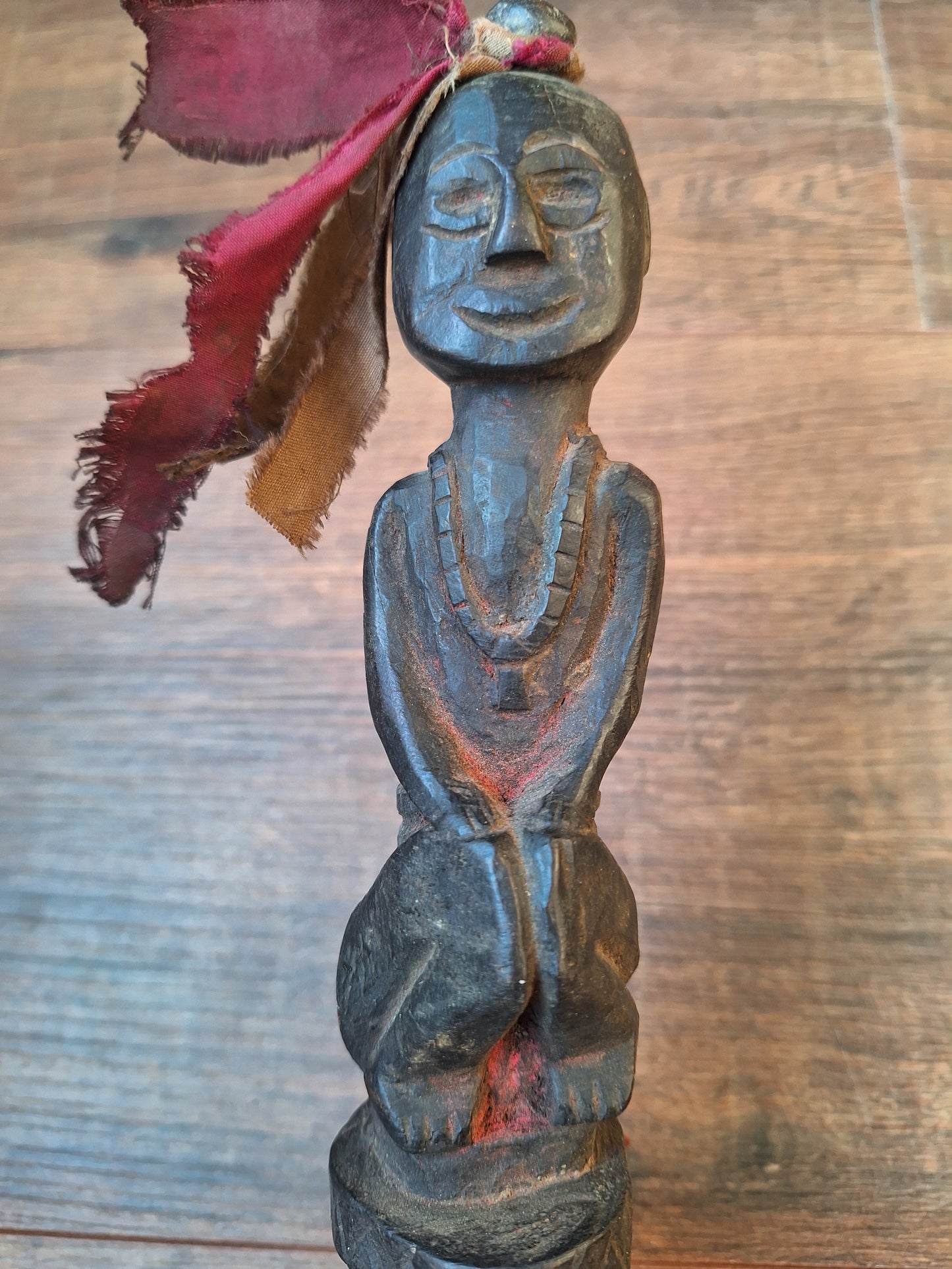 Antique wooden phurba #52