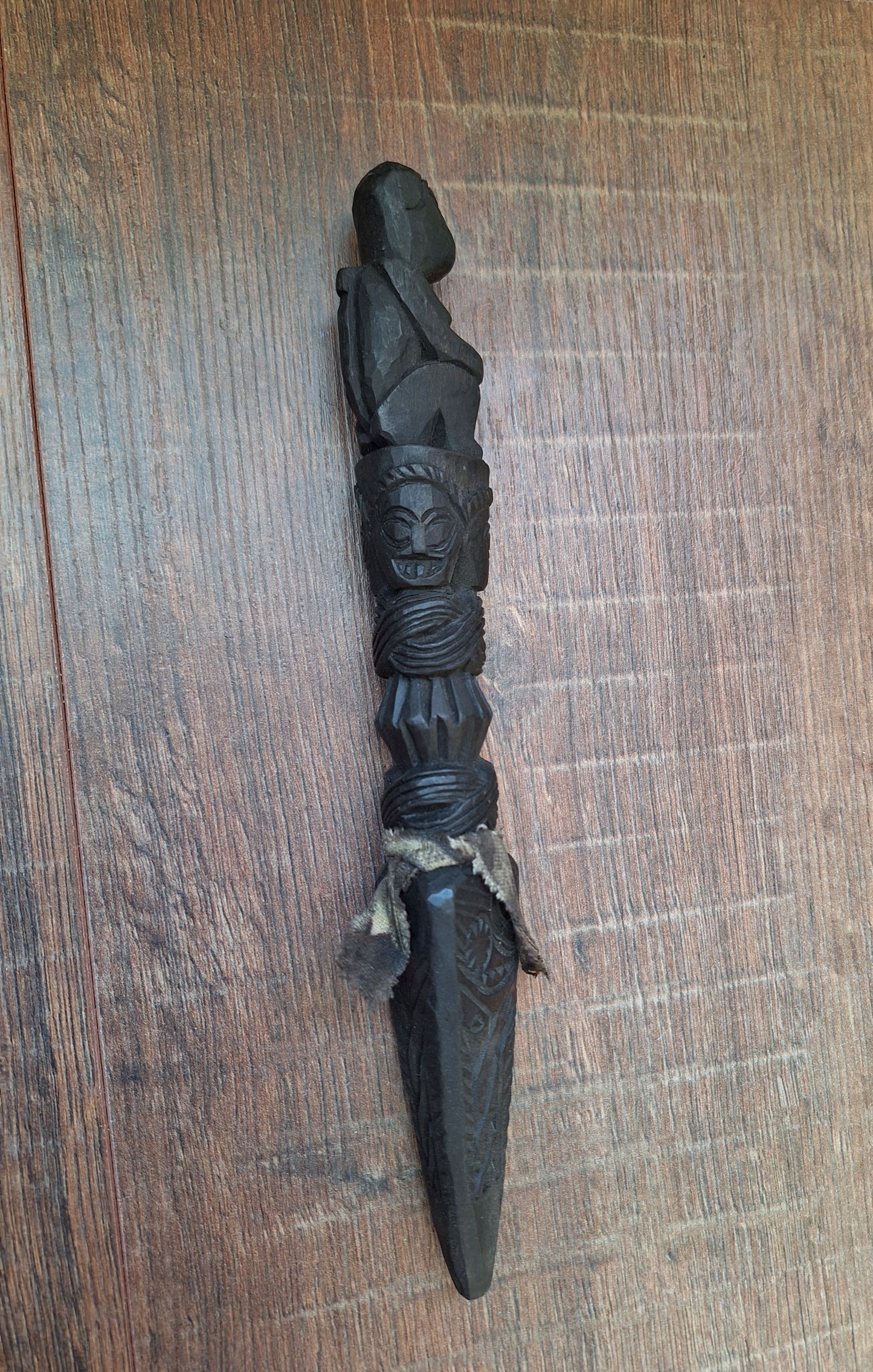 Antique wooden phurba #45