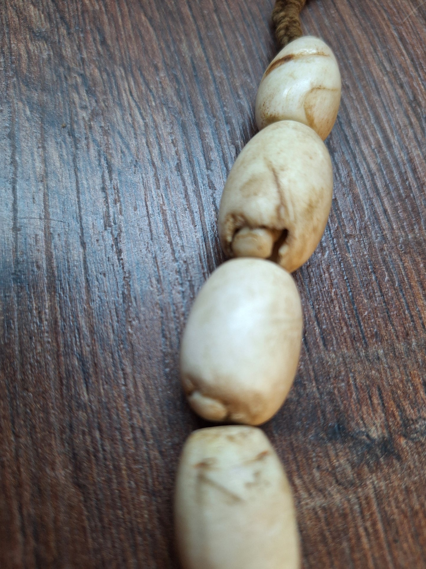 Old Nepalese conch shell necklace