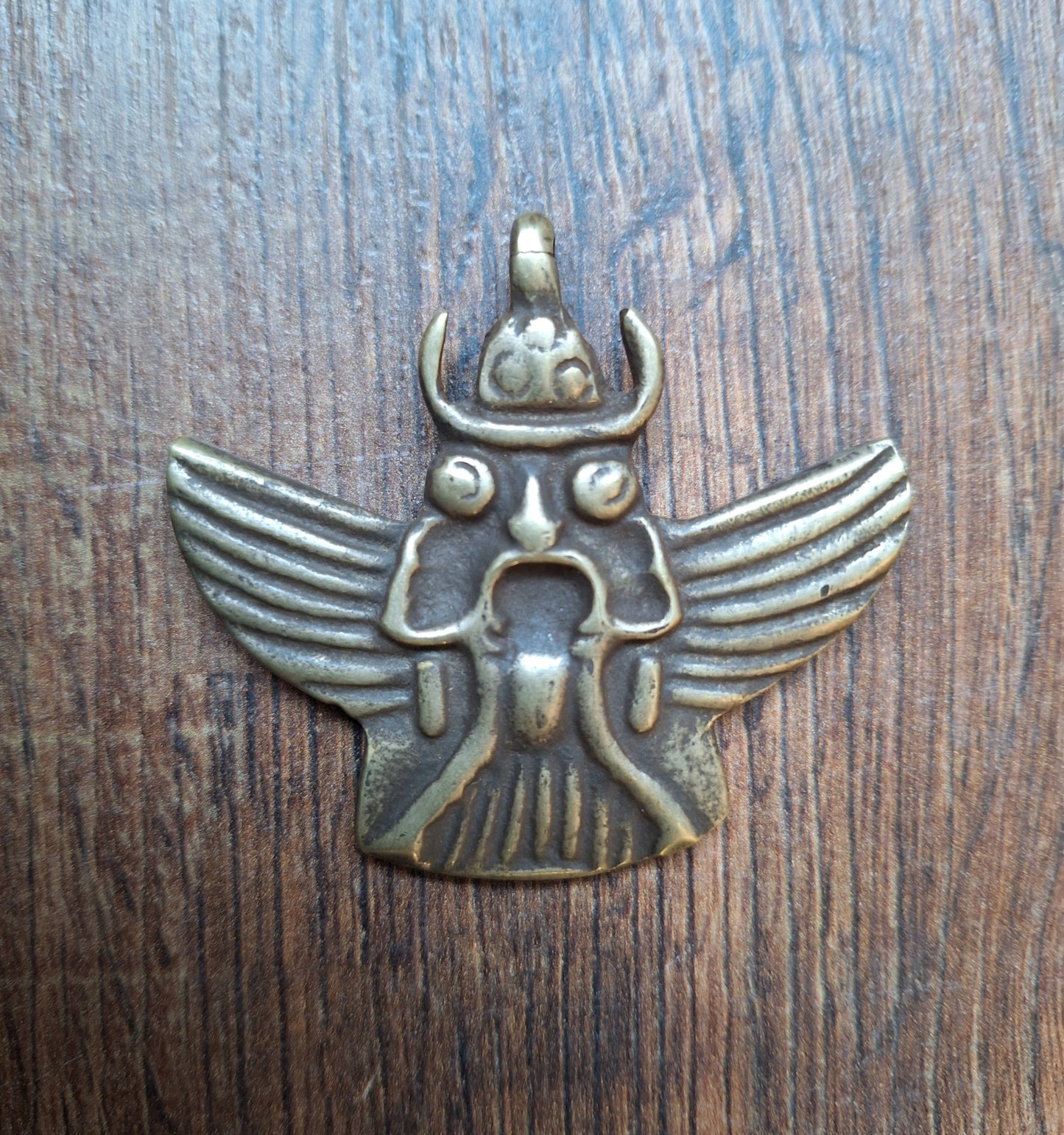 Old bronze Garuda pendant