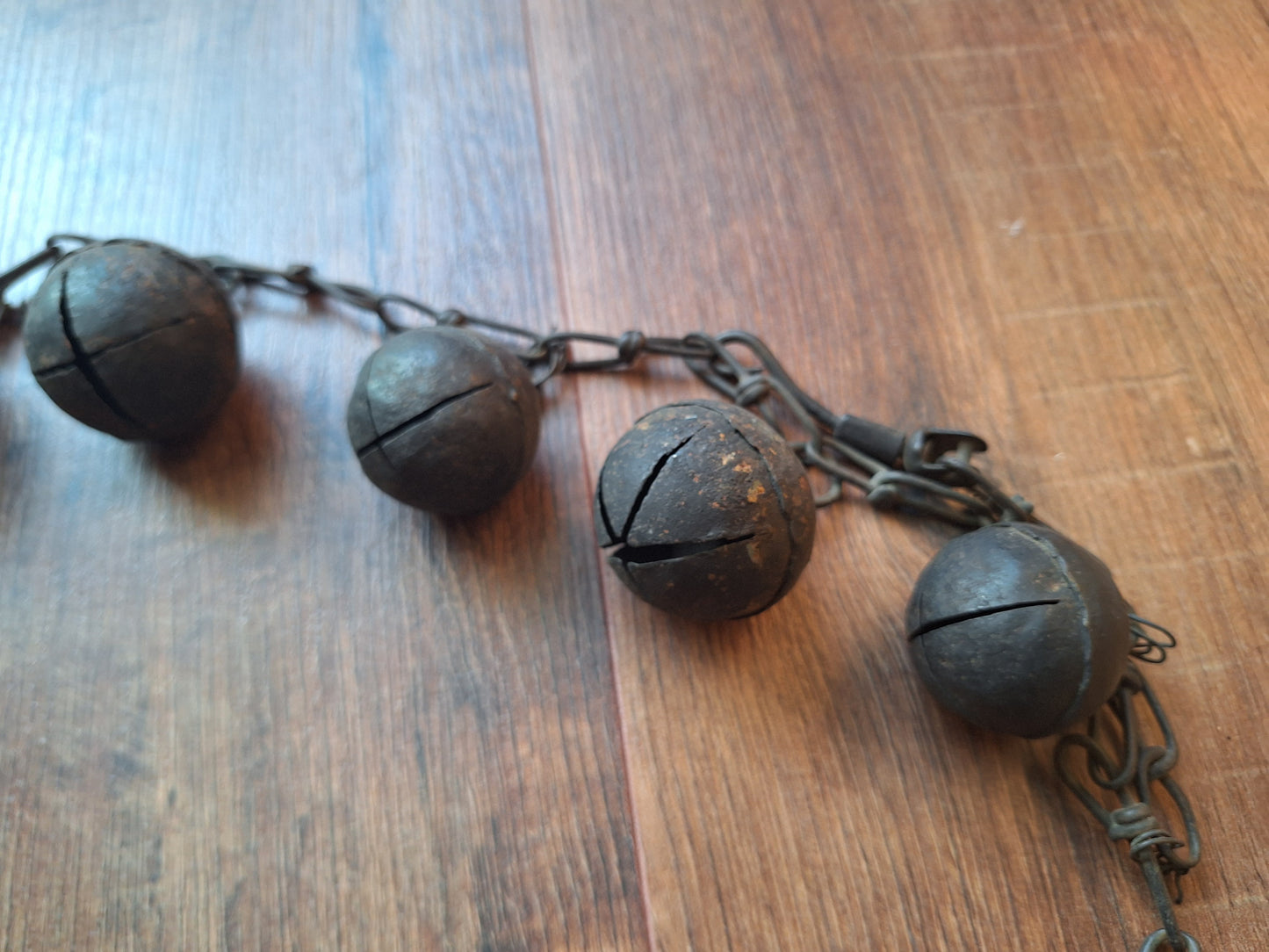 Old Nepalese shamanic bell chain #3