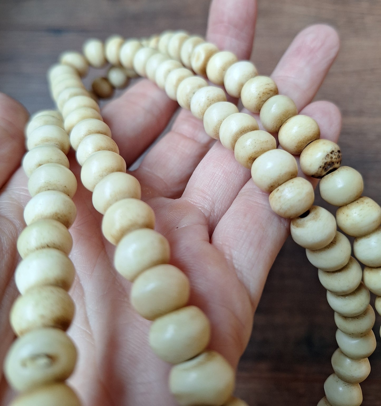 Vintage Nepalese yak bone mala