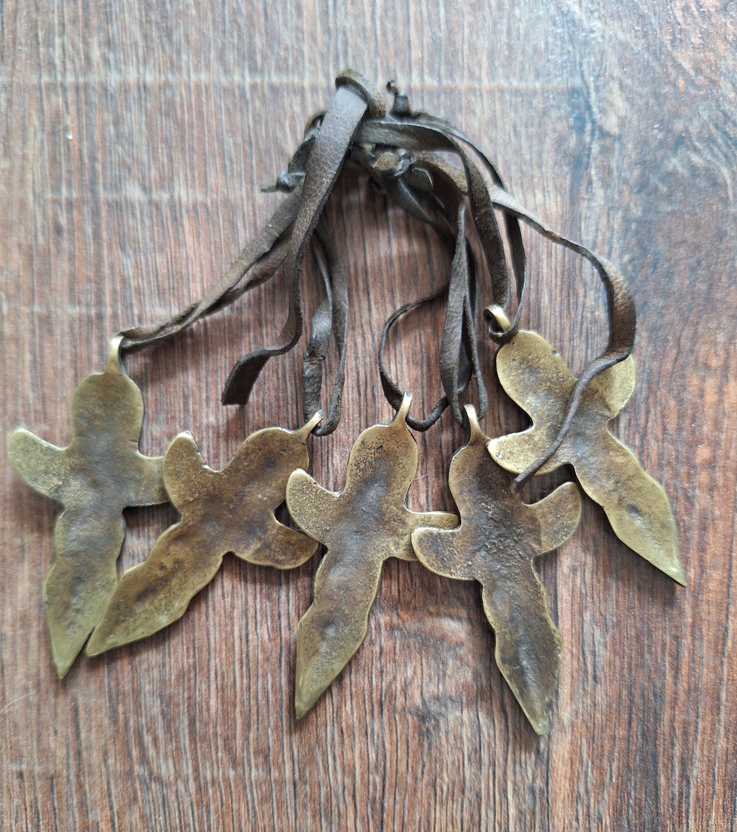 Vintage bronze phurba pendant Garuda