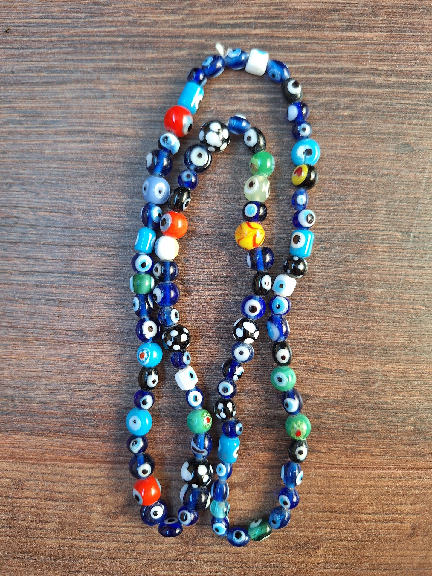 Nepalese glass beads mix strand