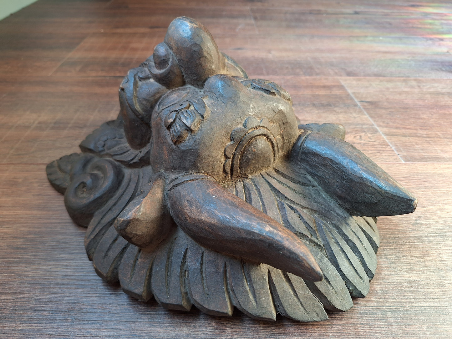 Vintage wooden Cheppu mask #1