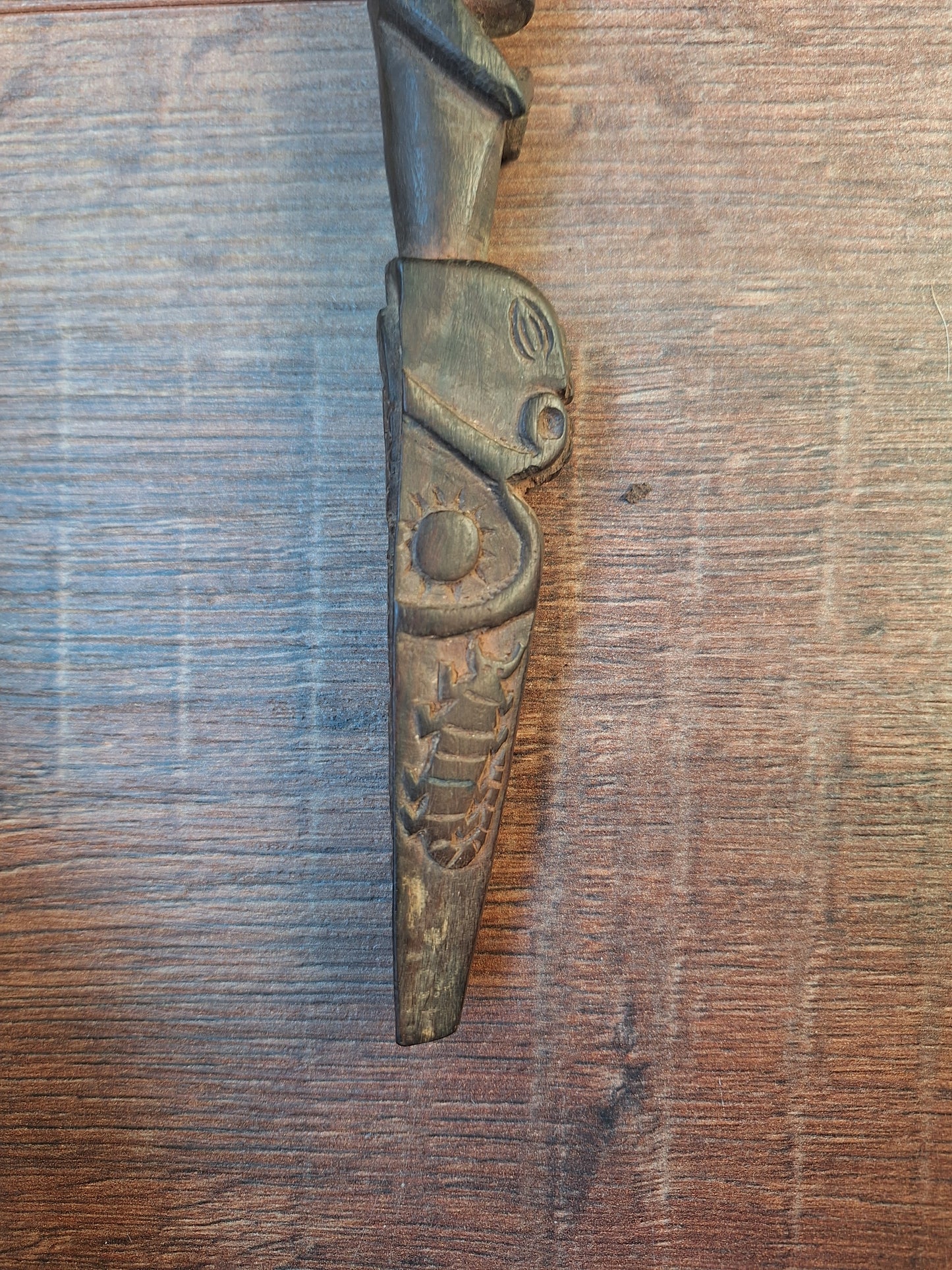 Antique wooden phurba #55