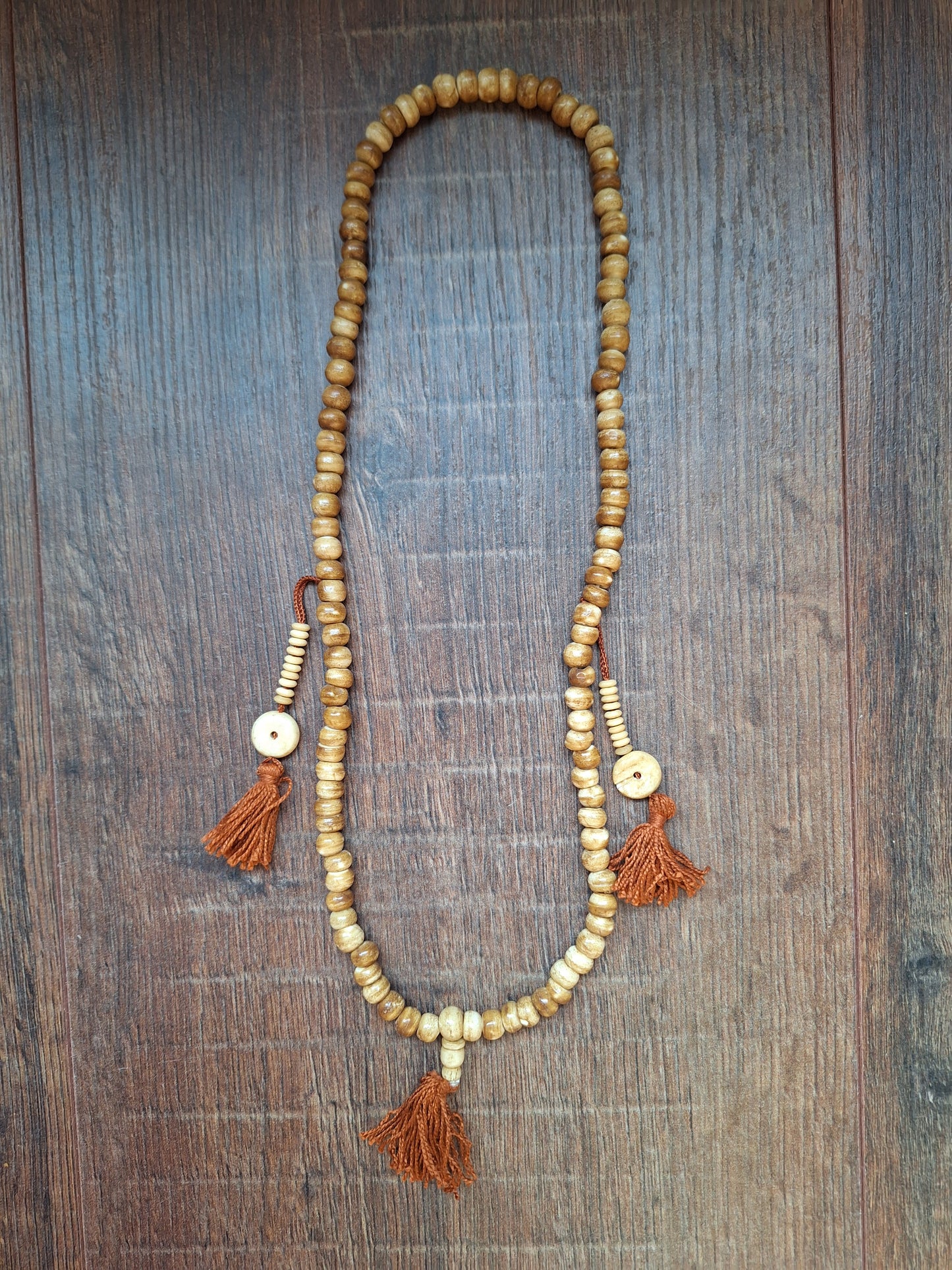 Vintage yak bone mala