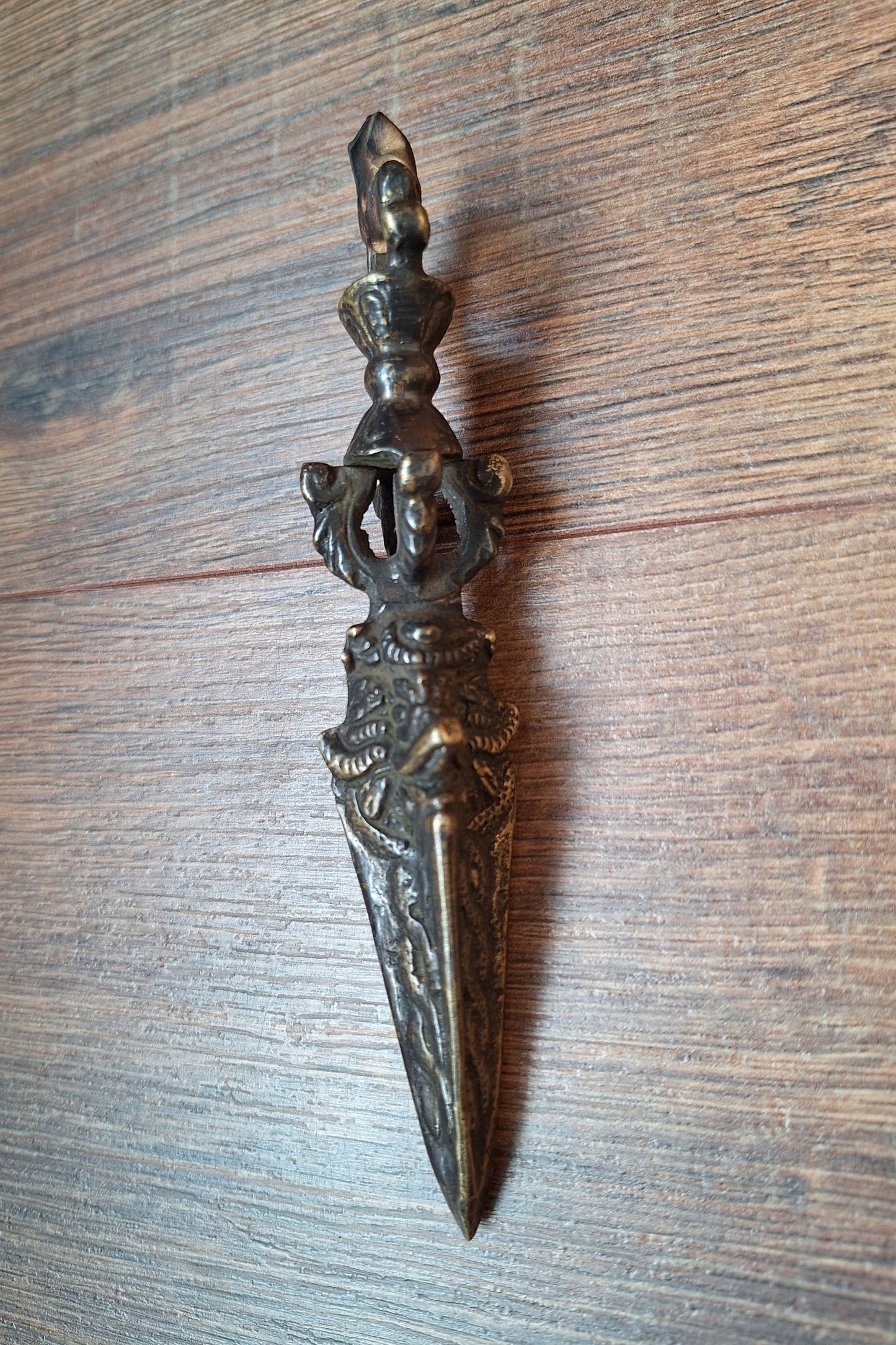Antique bronze phurba #12