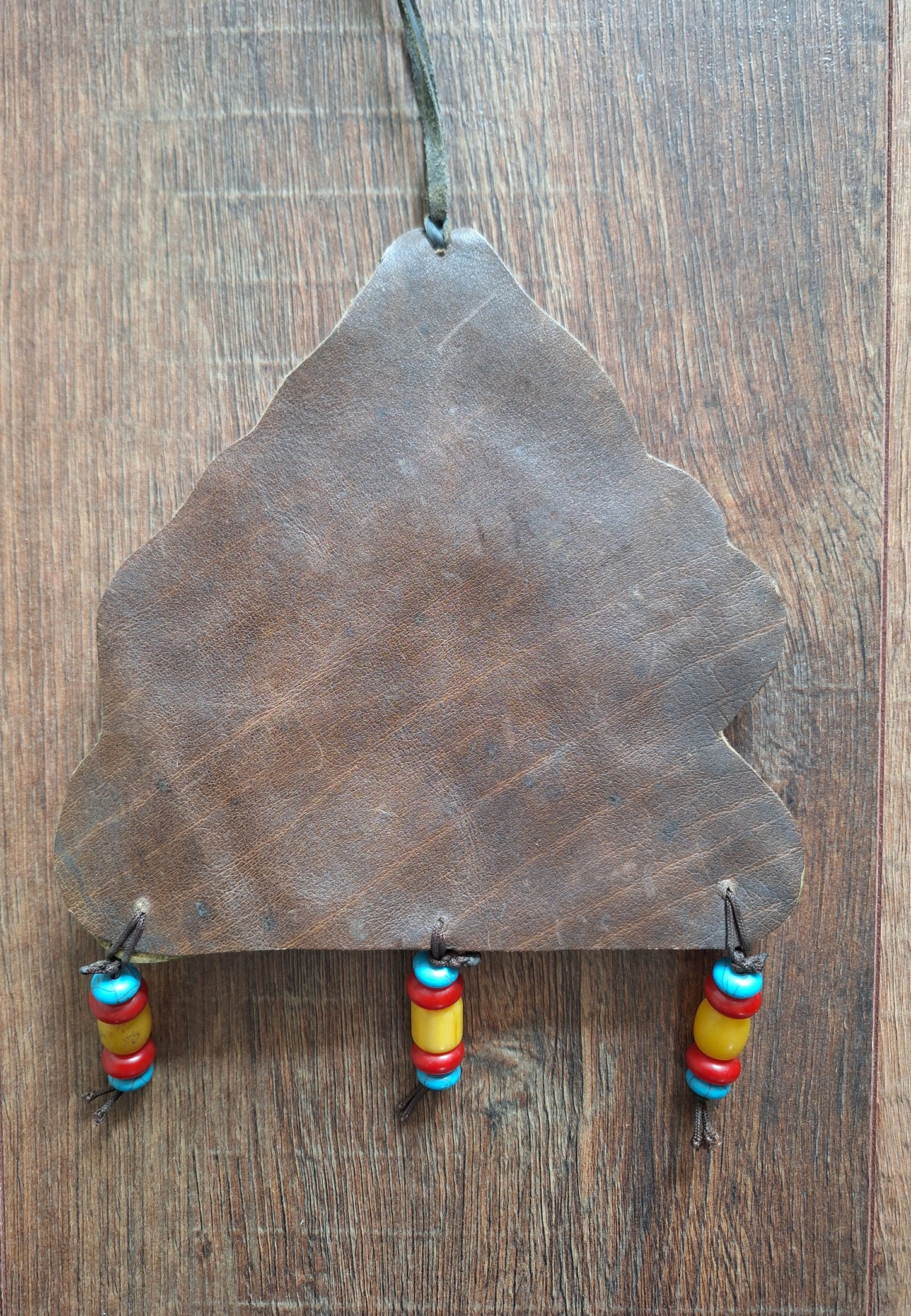 Vintage brass Mahakala wallhanger