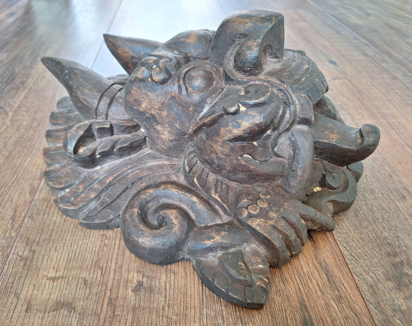 Vintage wooden Cheppu mask #2