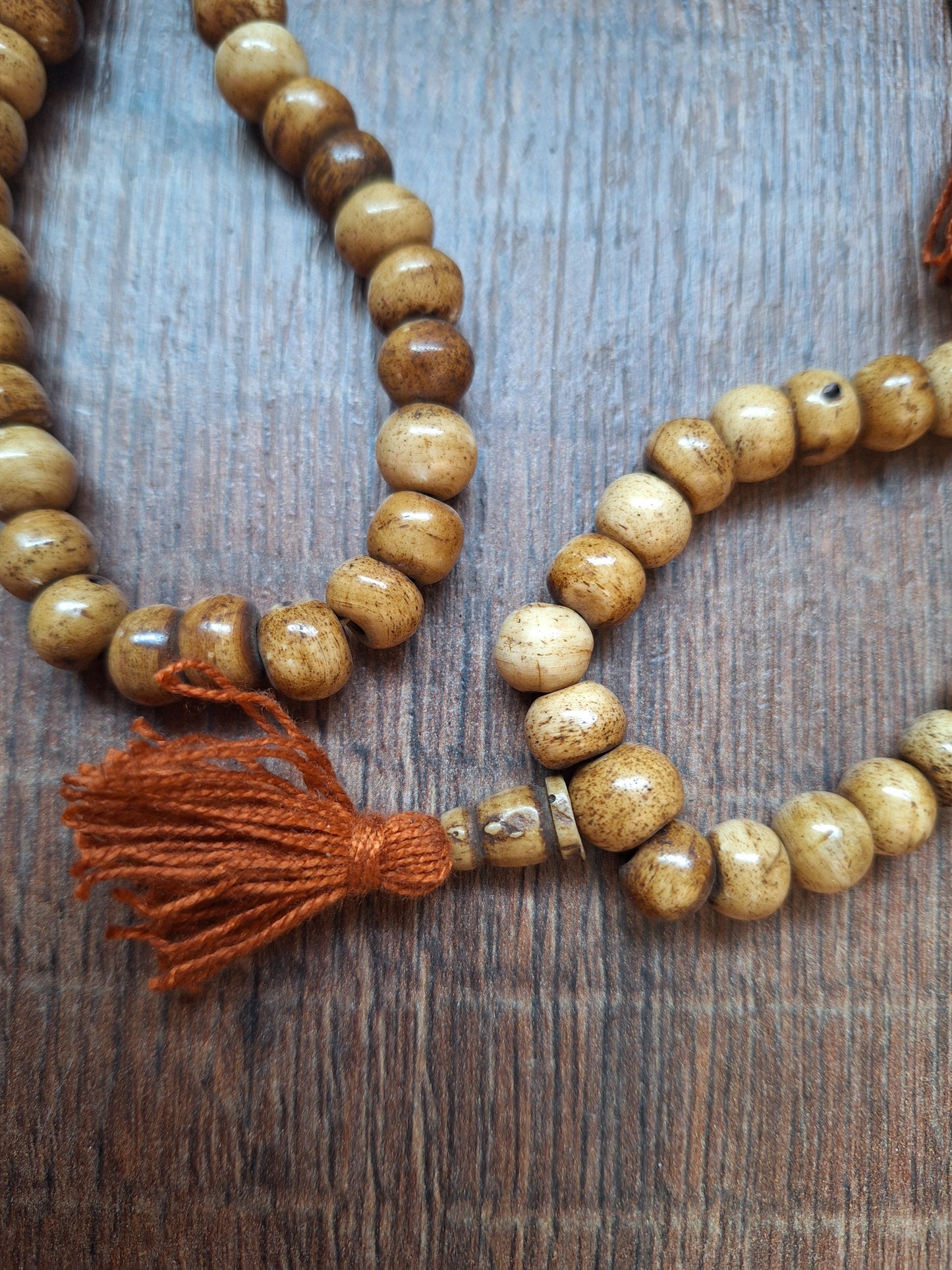 Vintage Tibetan yak bone mala #2
