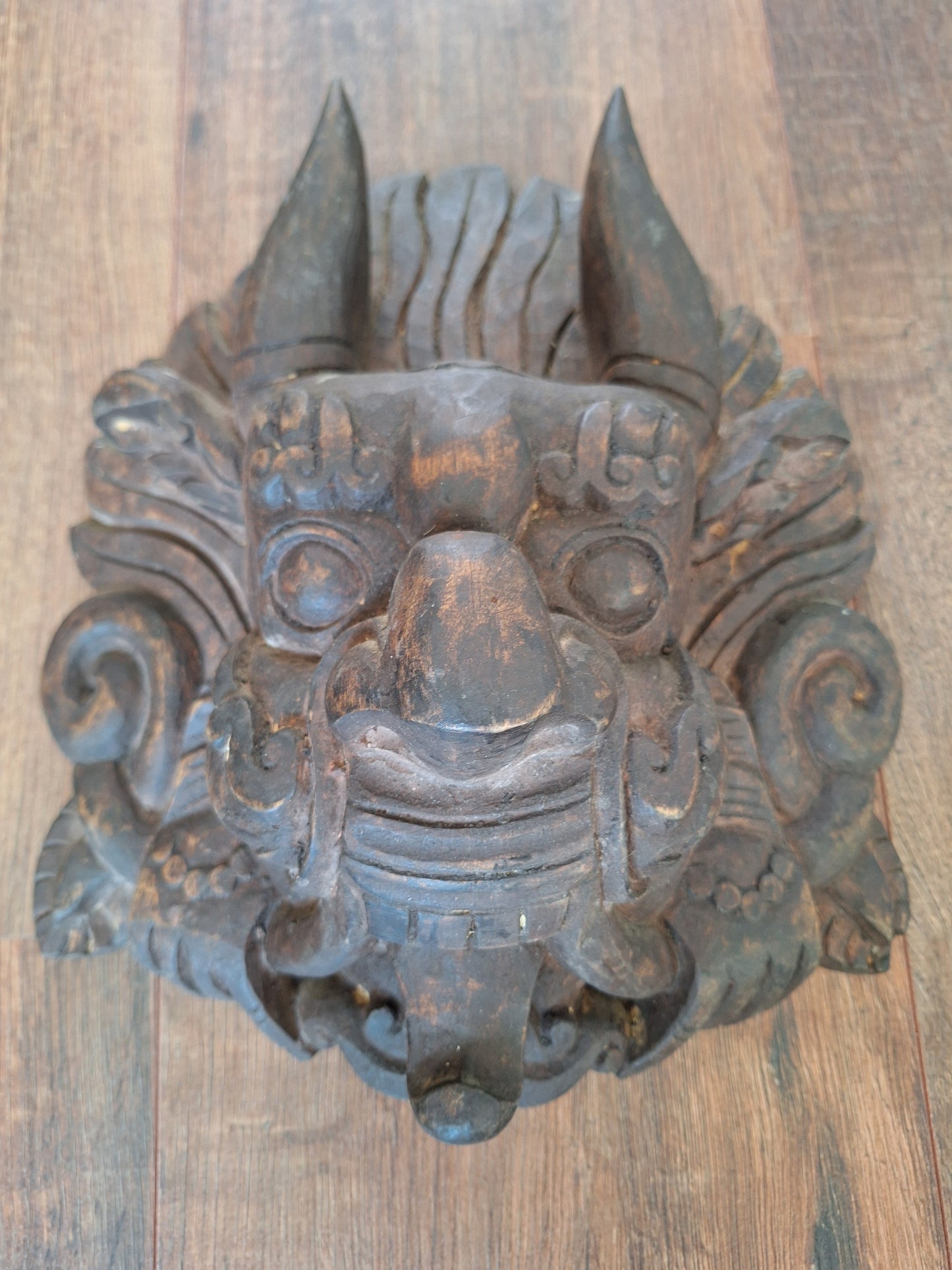 Vintage wooden Cheppu mask #2