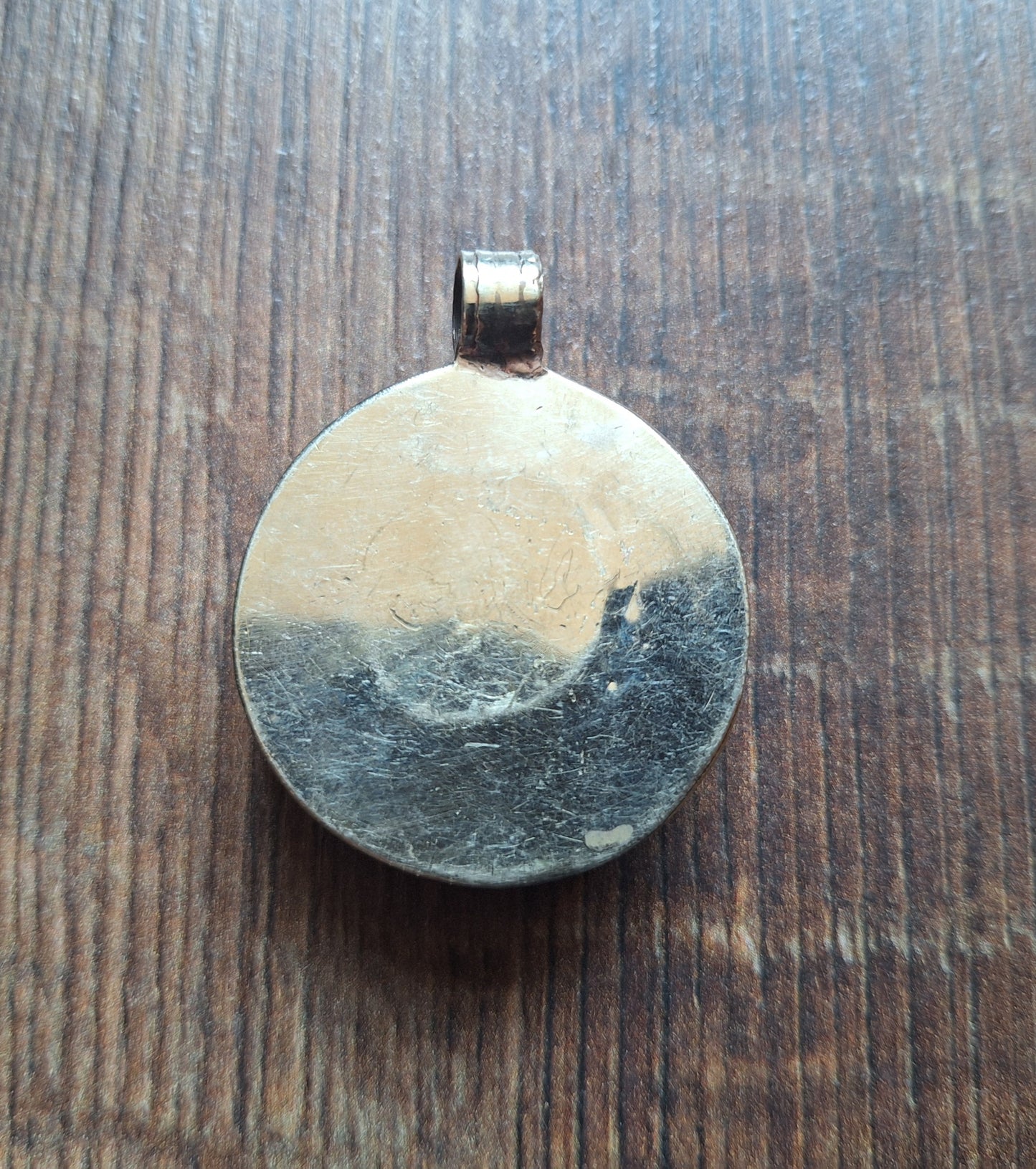 Tibetan silver and gemstone pendant