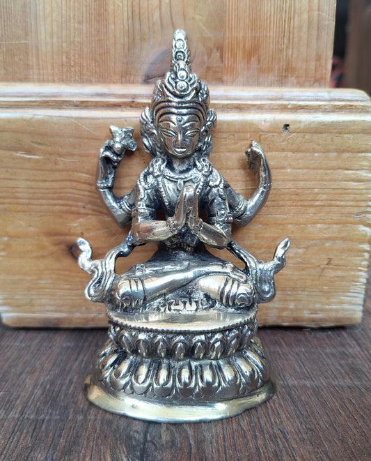 Brass Avalokiteshvara statue #2