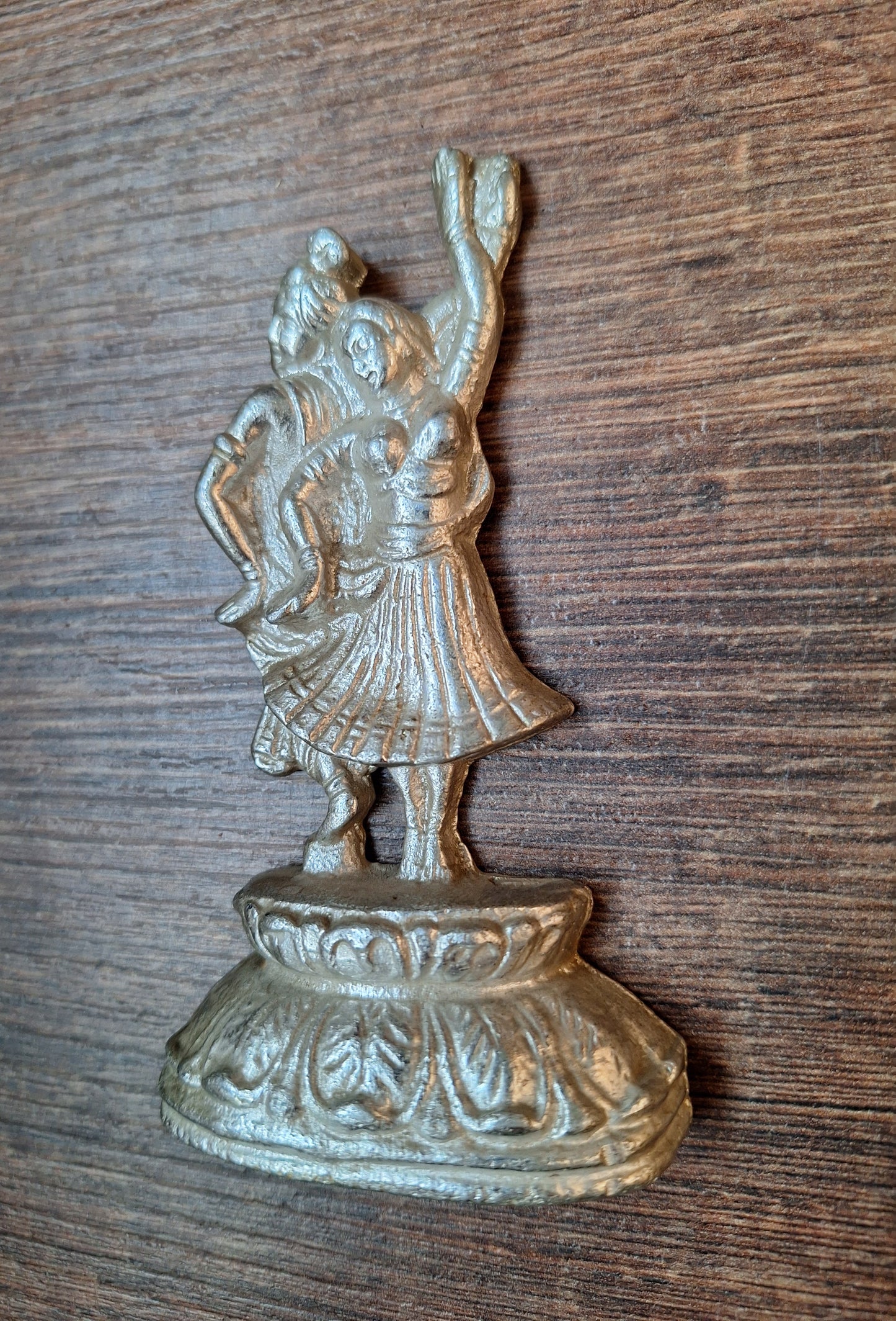 Alpaca metal Krishna and Radha figurine