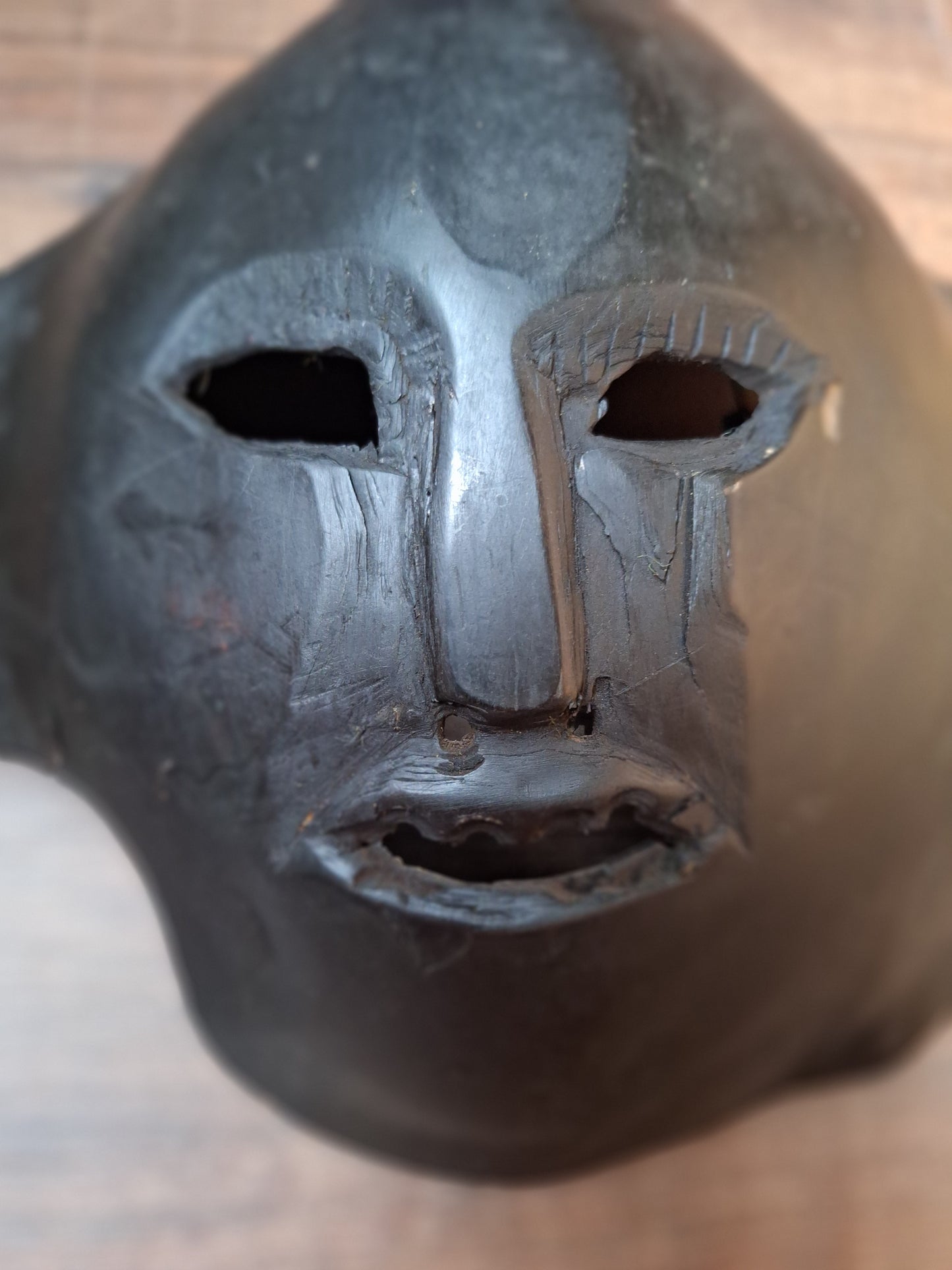 Vintage Nepalese horn mask