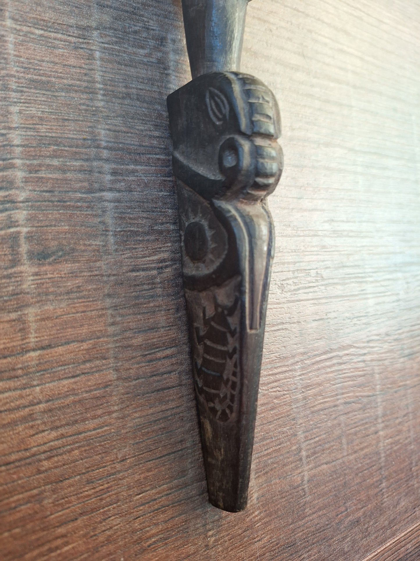 Antique wooden phurba #55