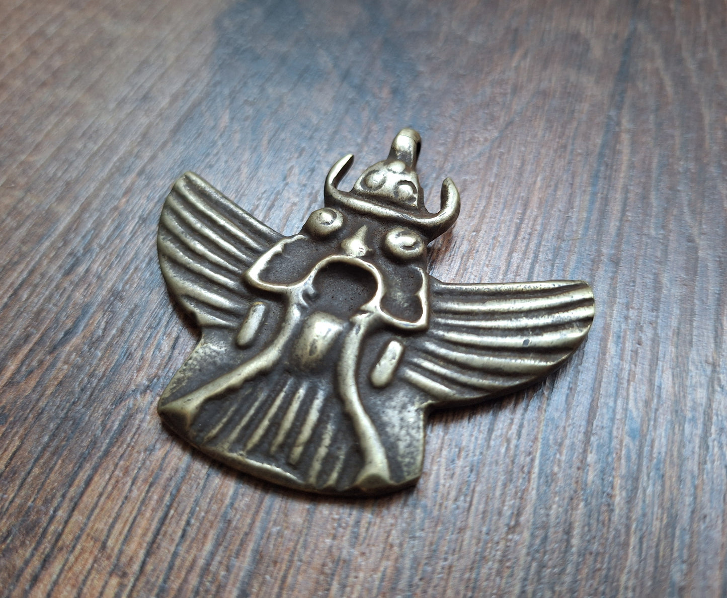 Old bronze Garuda pendant