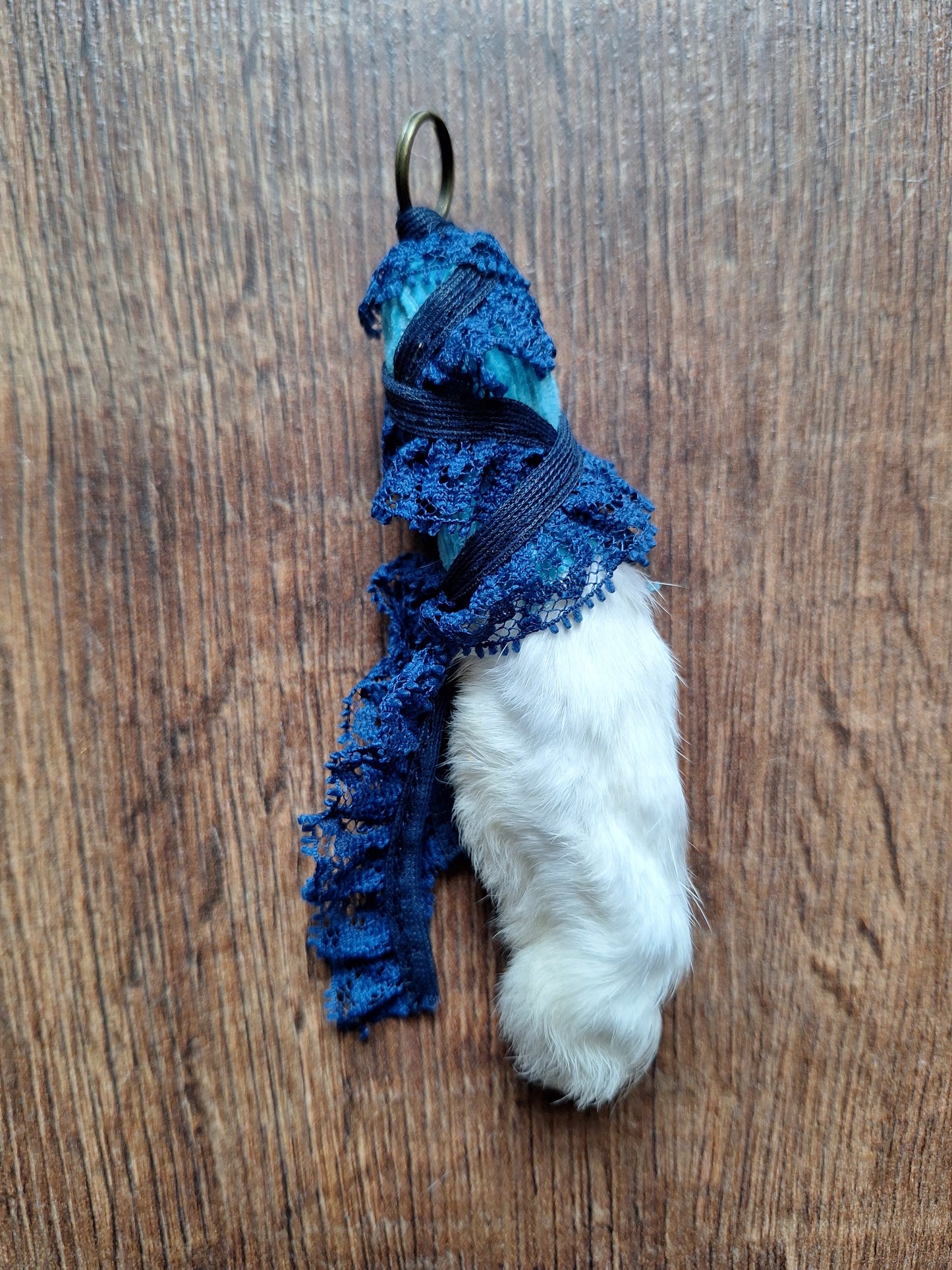 Rabbit paw pendants