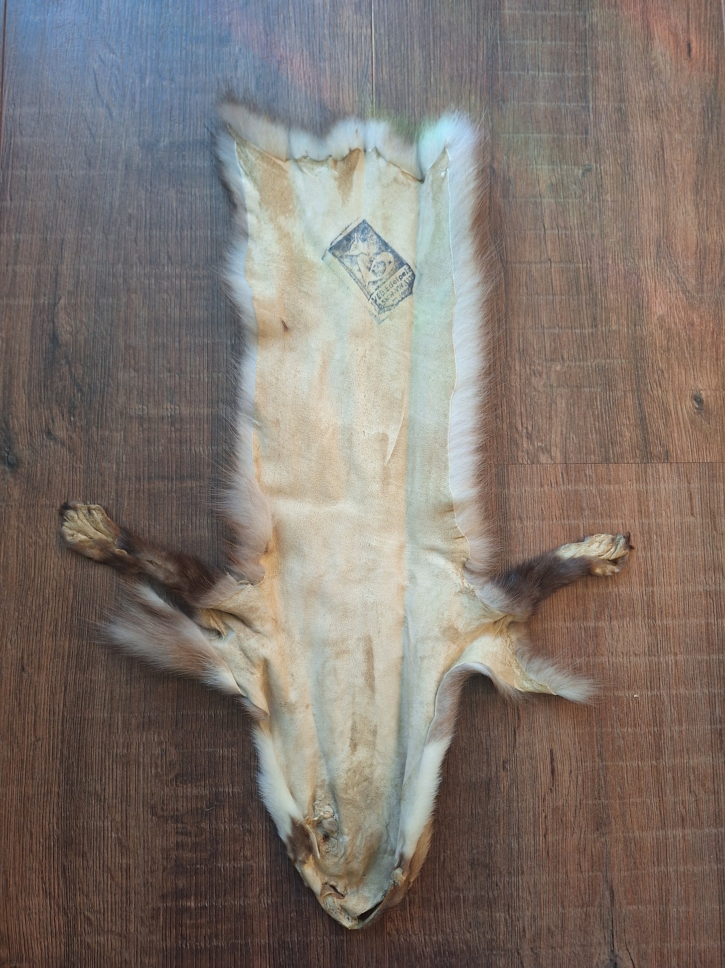 Stone marten hide #6, crafting piece