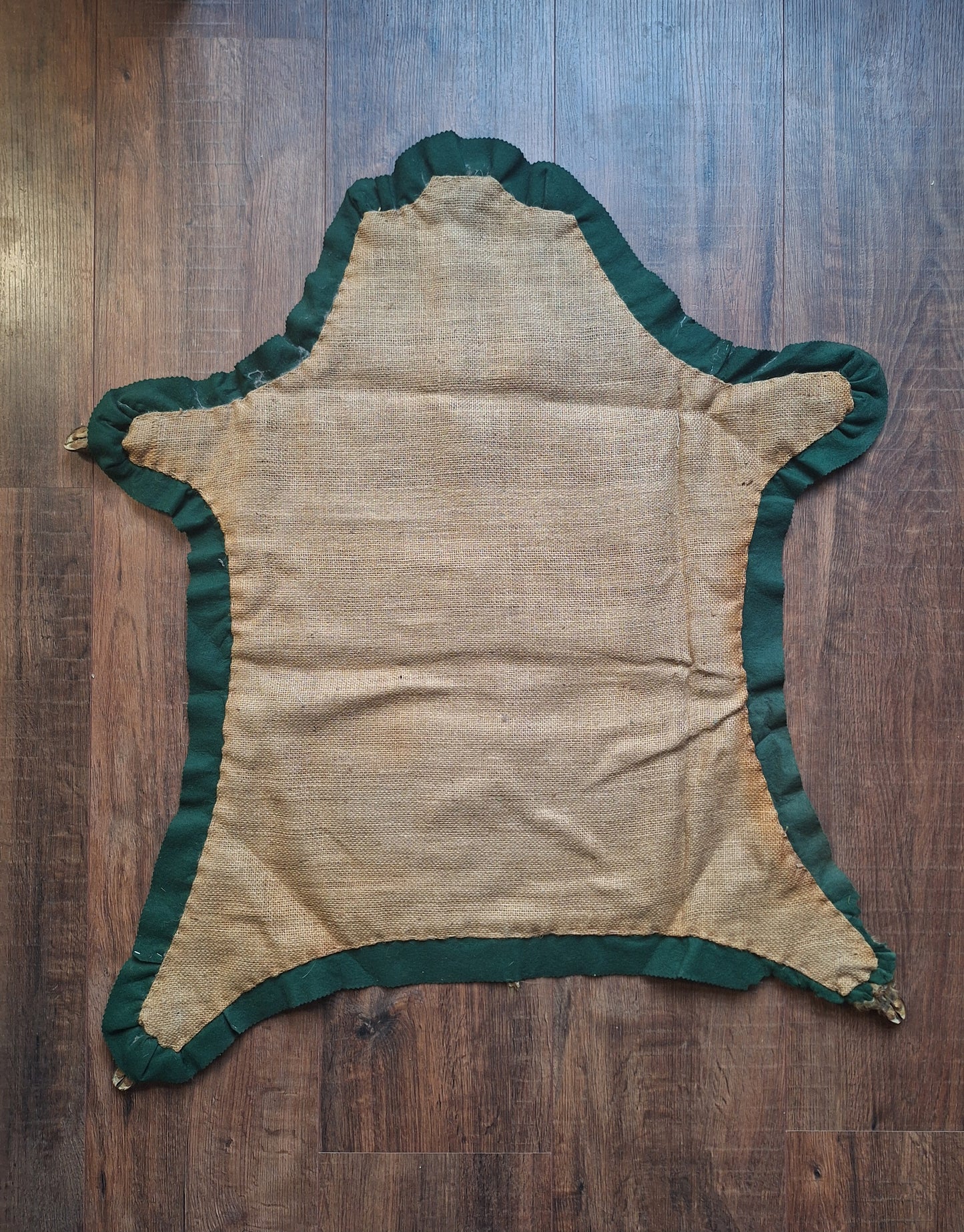 Vintage wild boar hide preparation