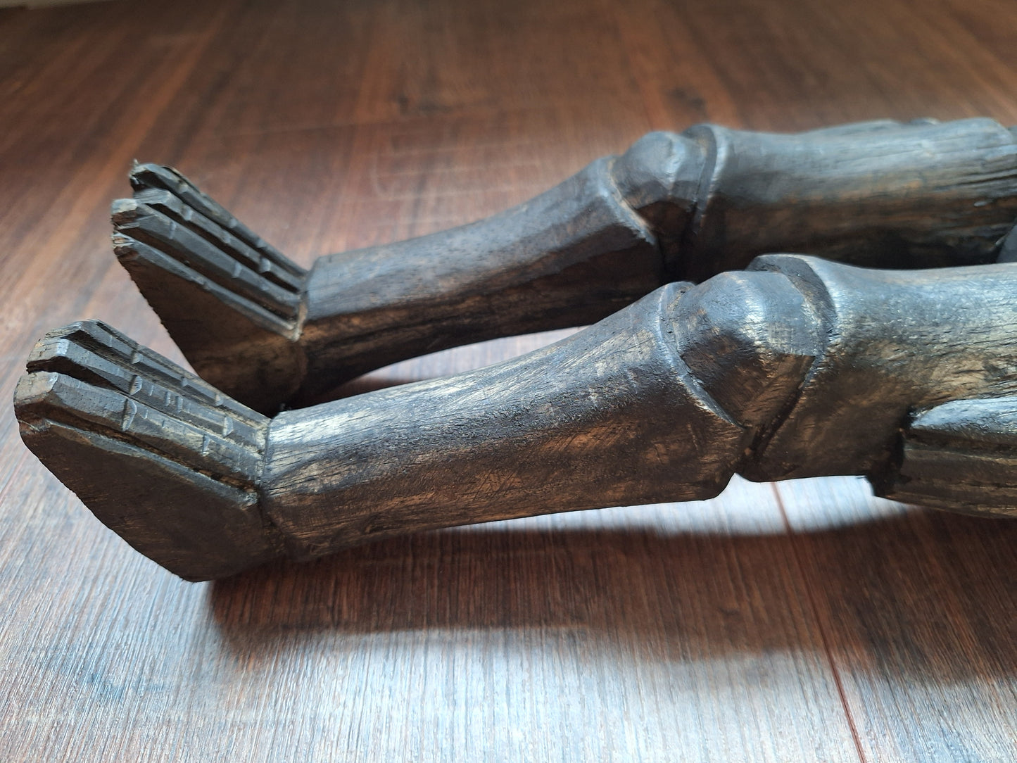 Nepalese wooden skeleton / Citipati figure