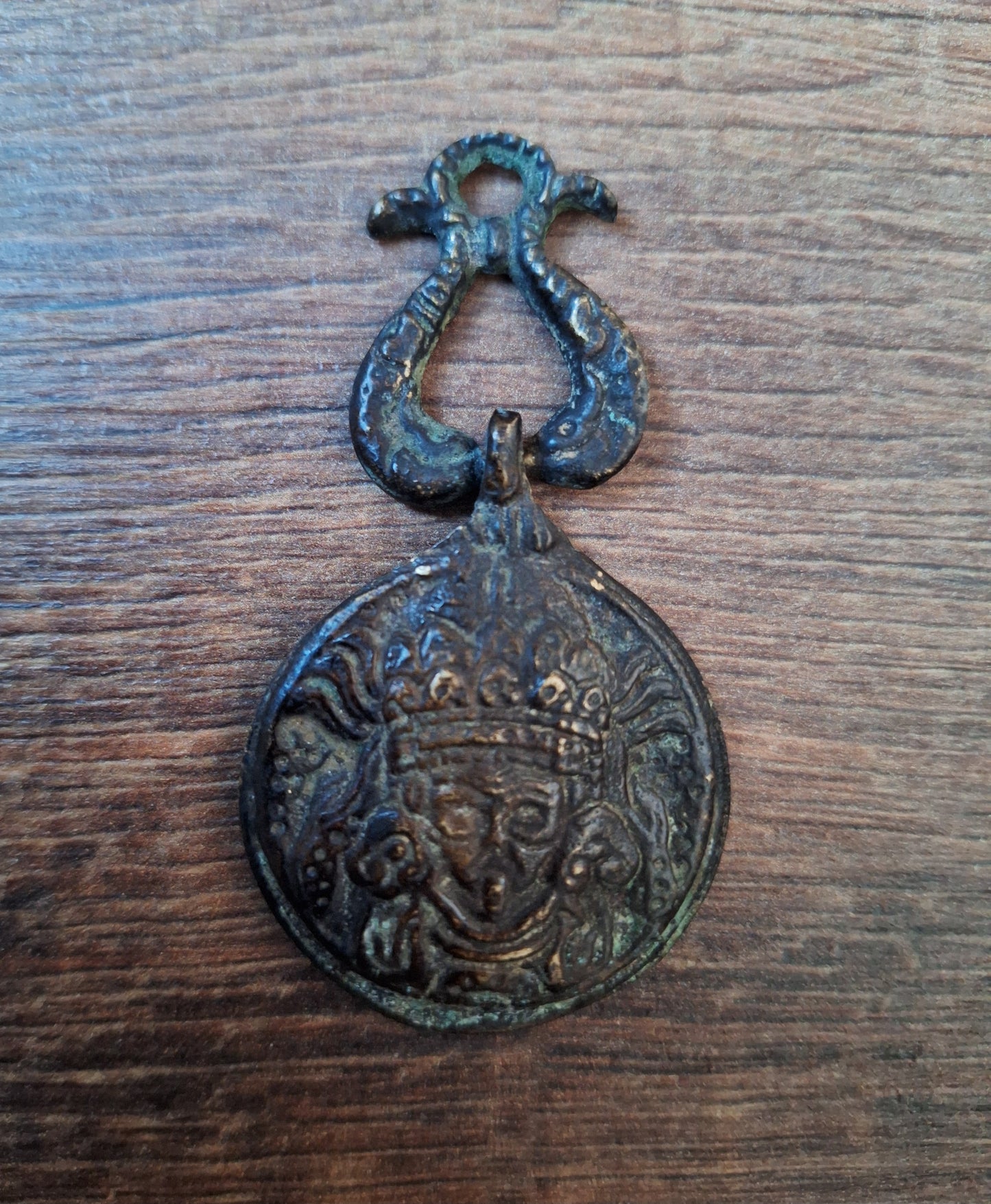 Old Nepalese melong Kali en Si Pa Ho 43 millimeters