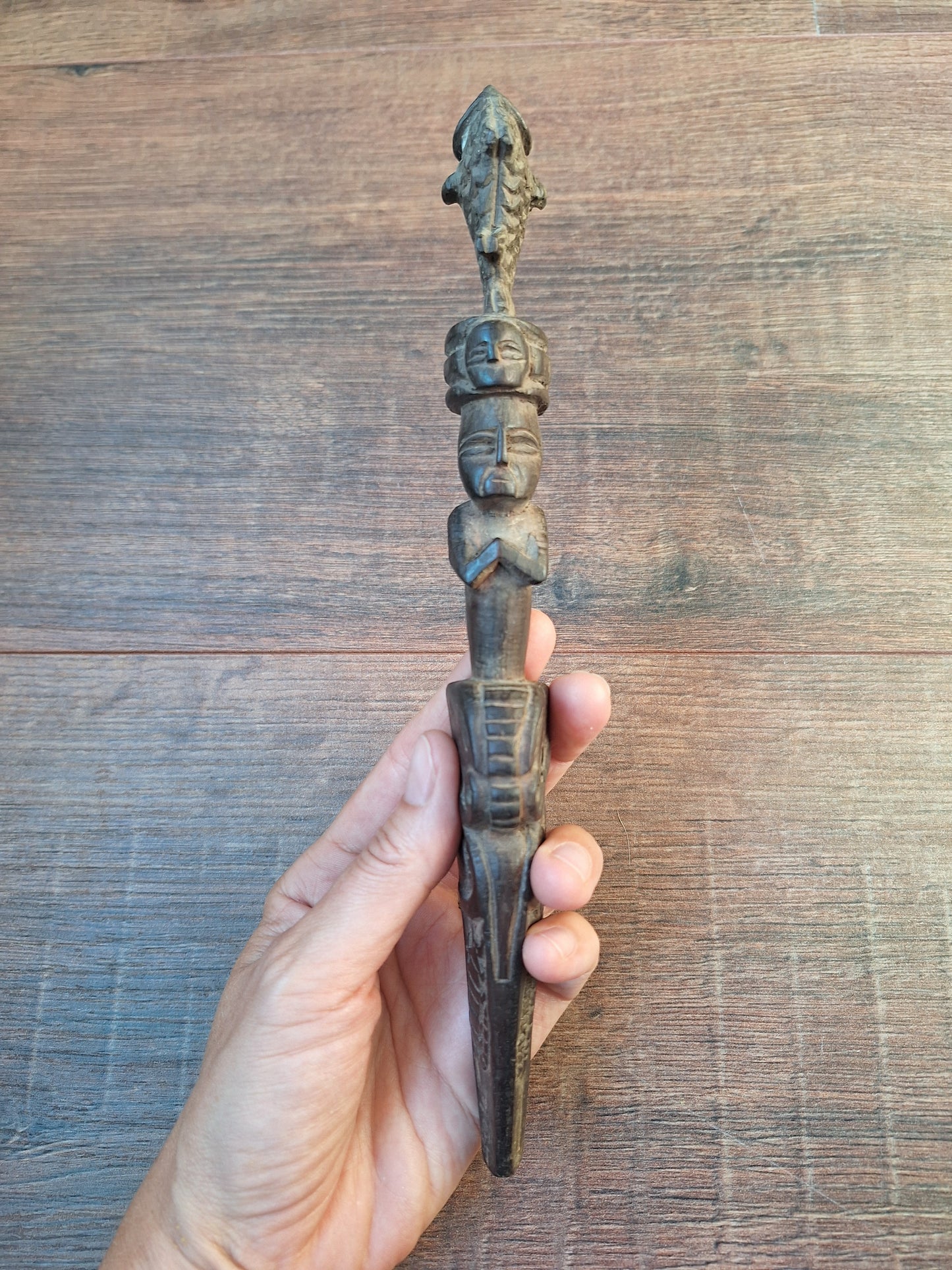 Antique wooden phurba #55