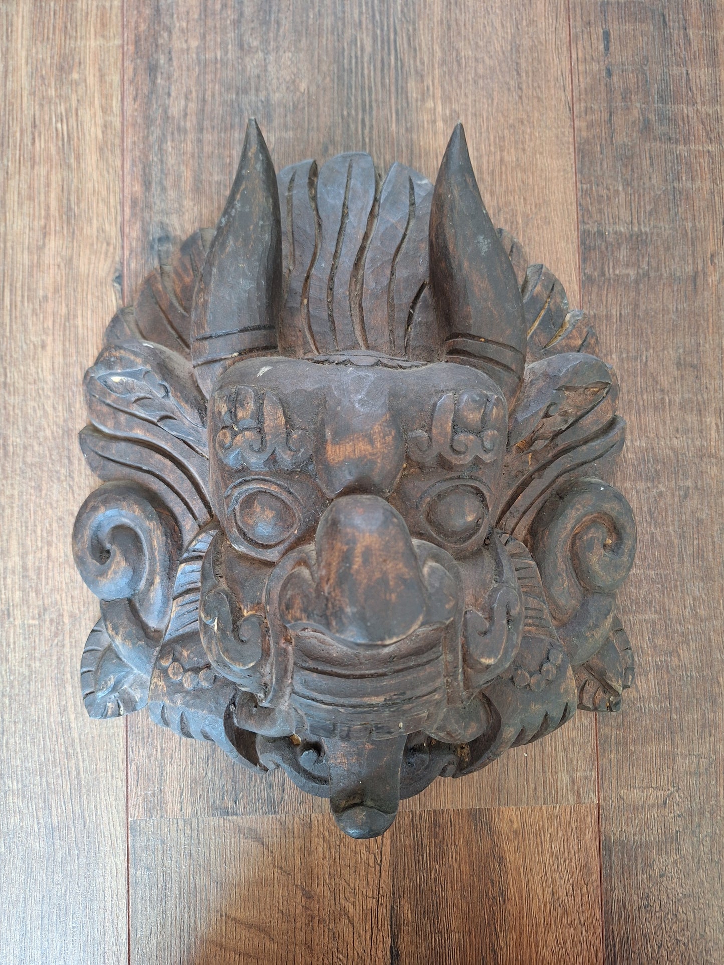 Vintage wooden Cheppu mask #2