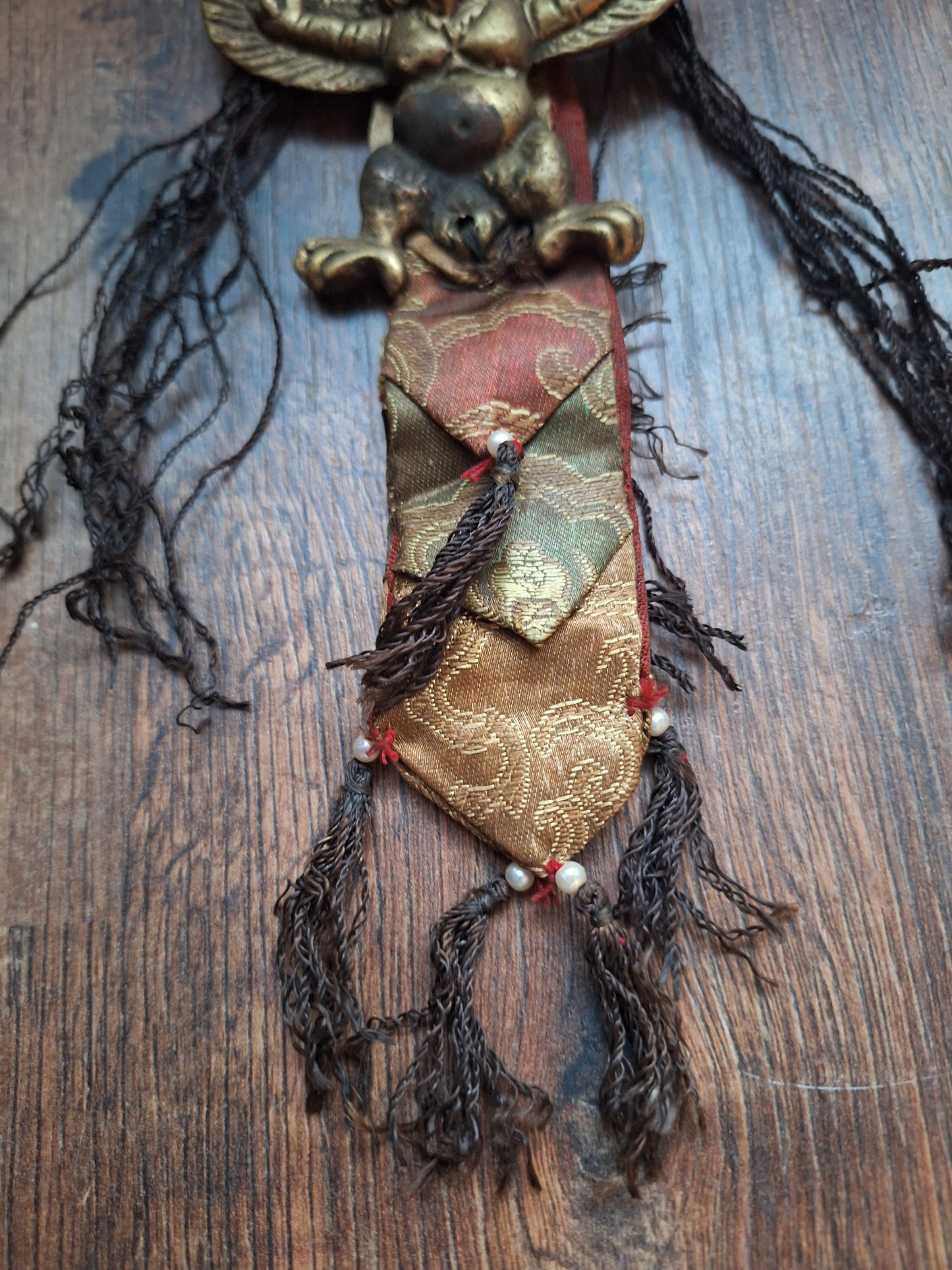 Vintage Tibetan amulet wallhanger Garuda