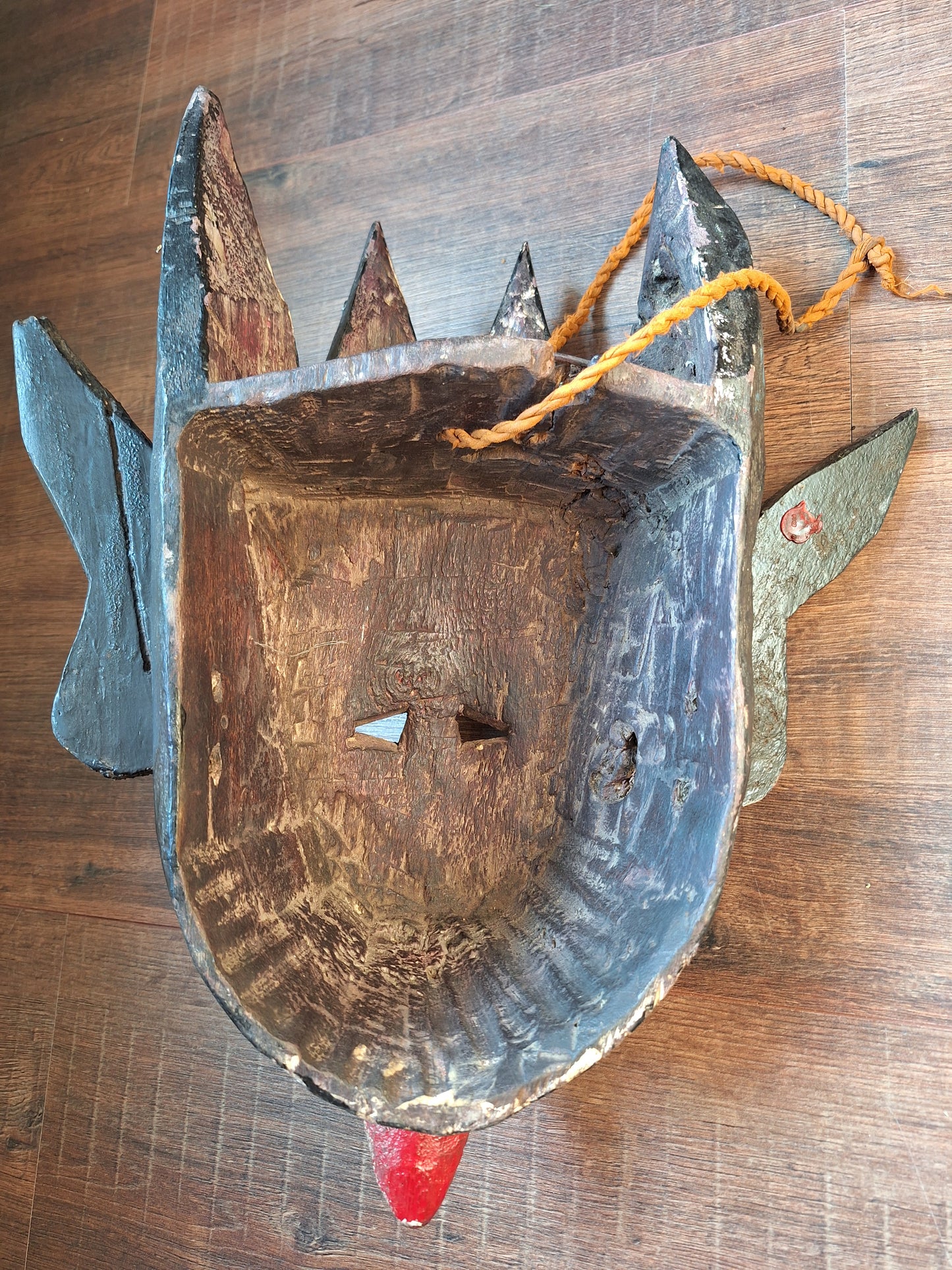 Vintage wooden Kali mask