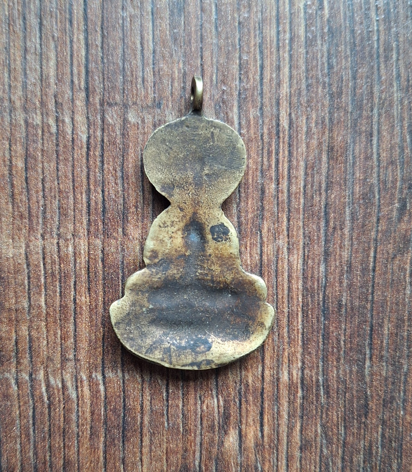 Vintage bronze pendant Shakyamuni Buddha