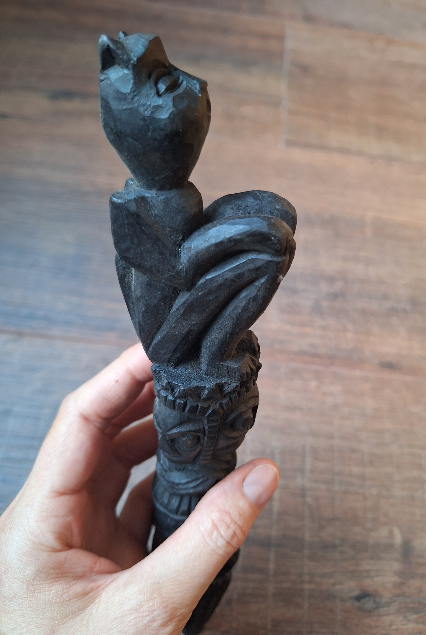Antique wooden phurba #42