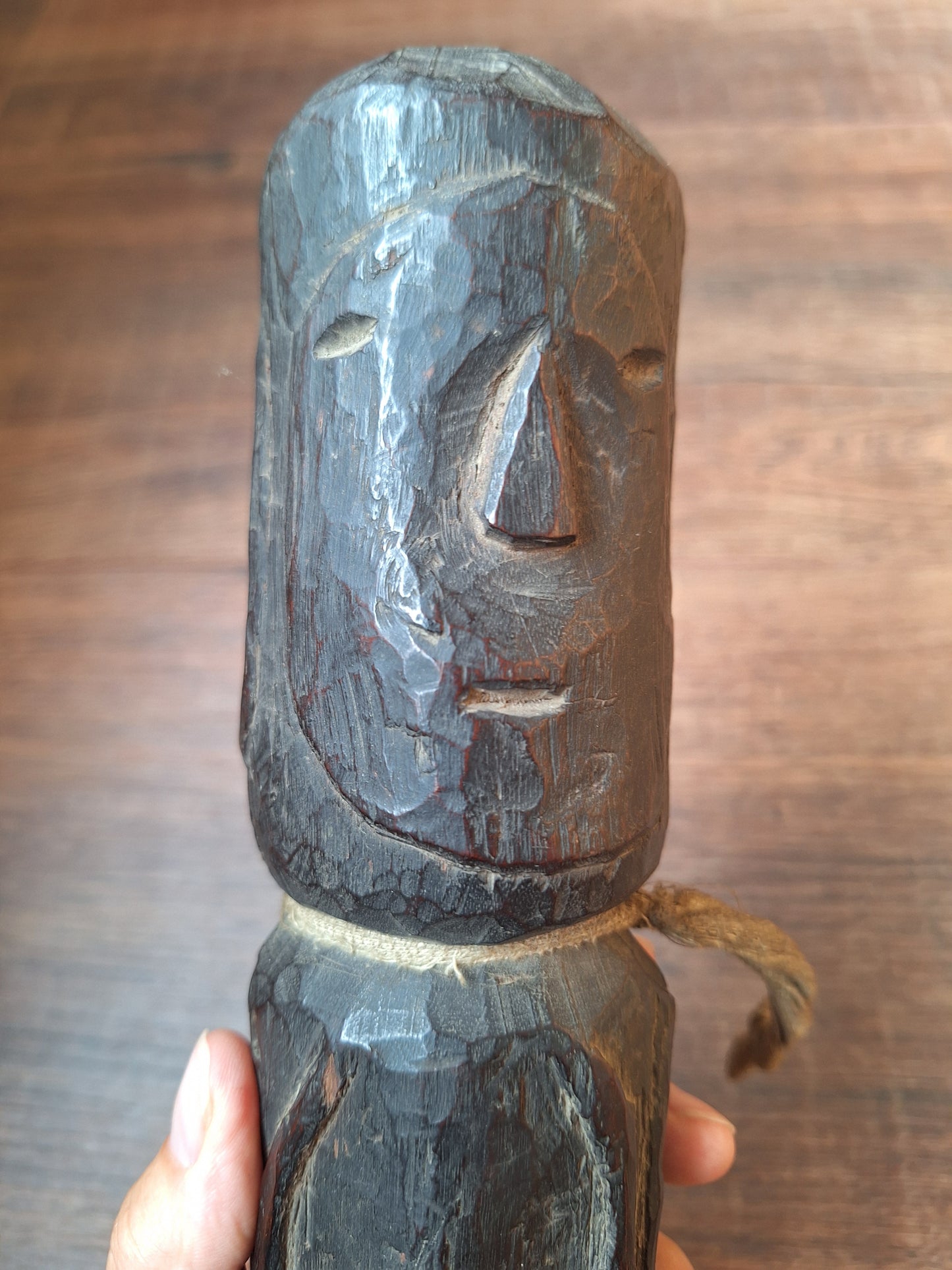 Antique wooden phurba #57