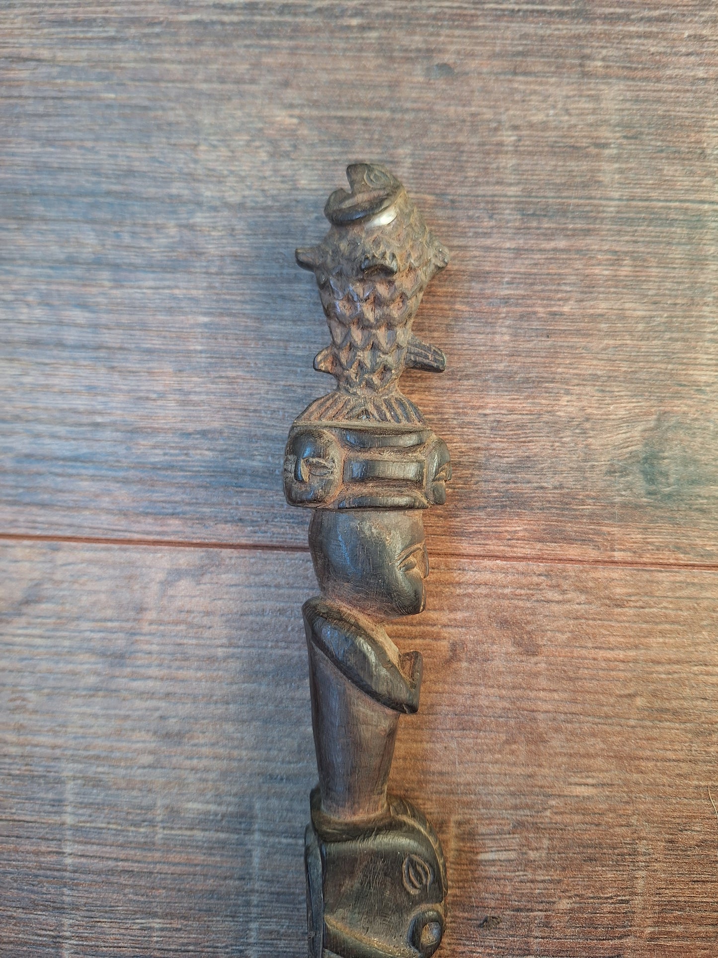 Antique wooden phurba #55