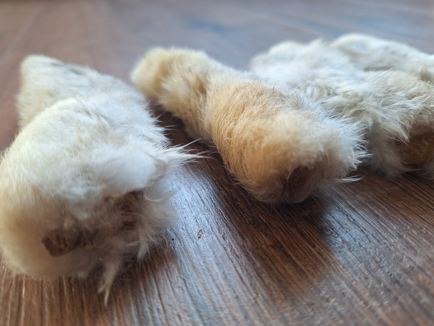 Rabbit paws, set of 4