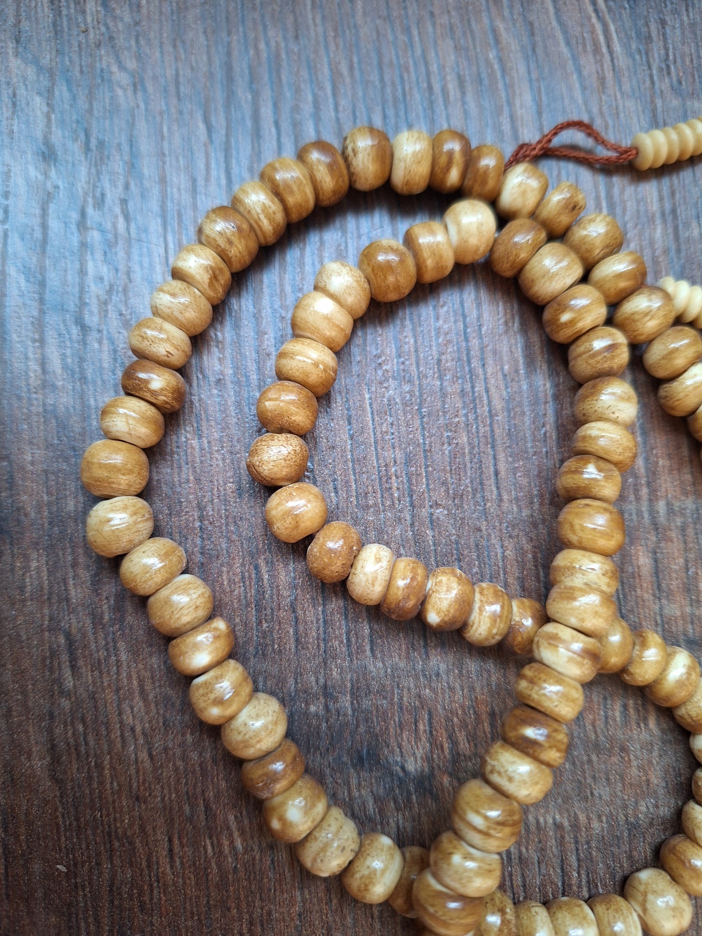 Vintage yak bone mala