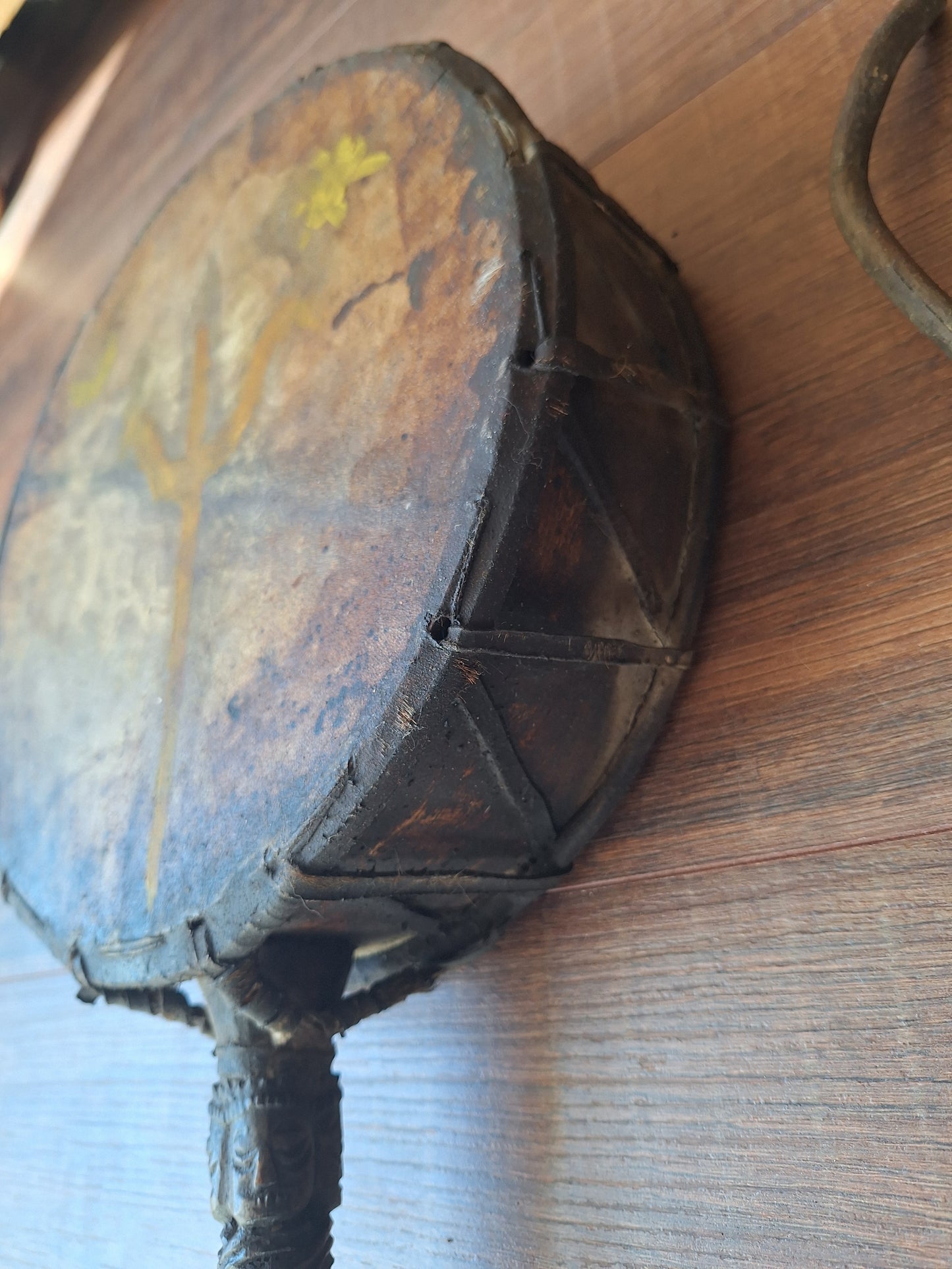Old Nepalese dhyangro drum #11