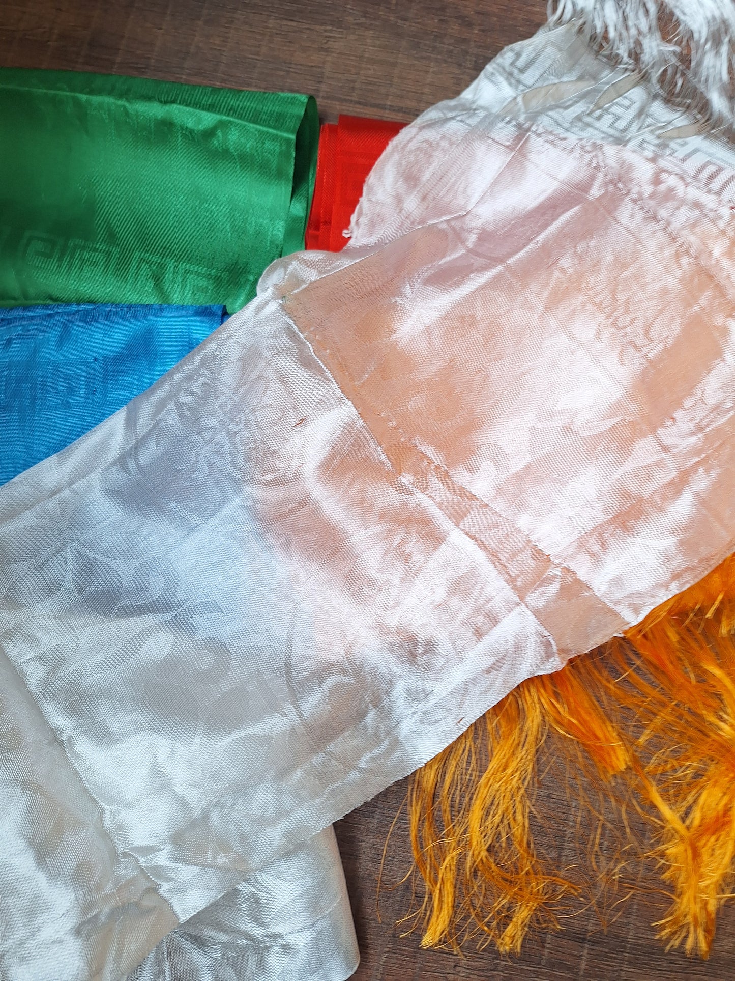 Khadak offering scarves, set of 5