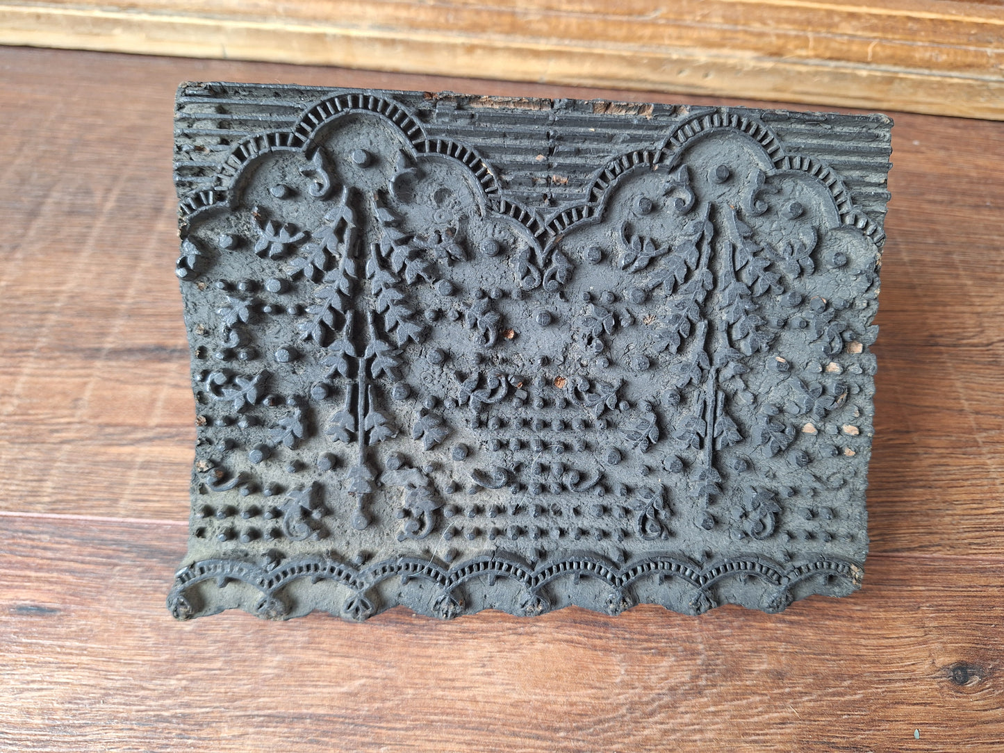 Old wooden Indian blockprint stamps