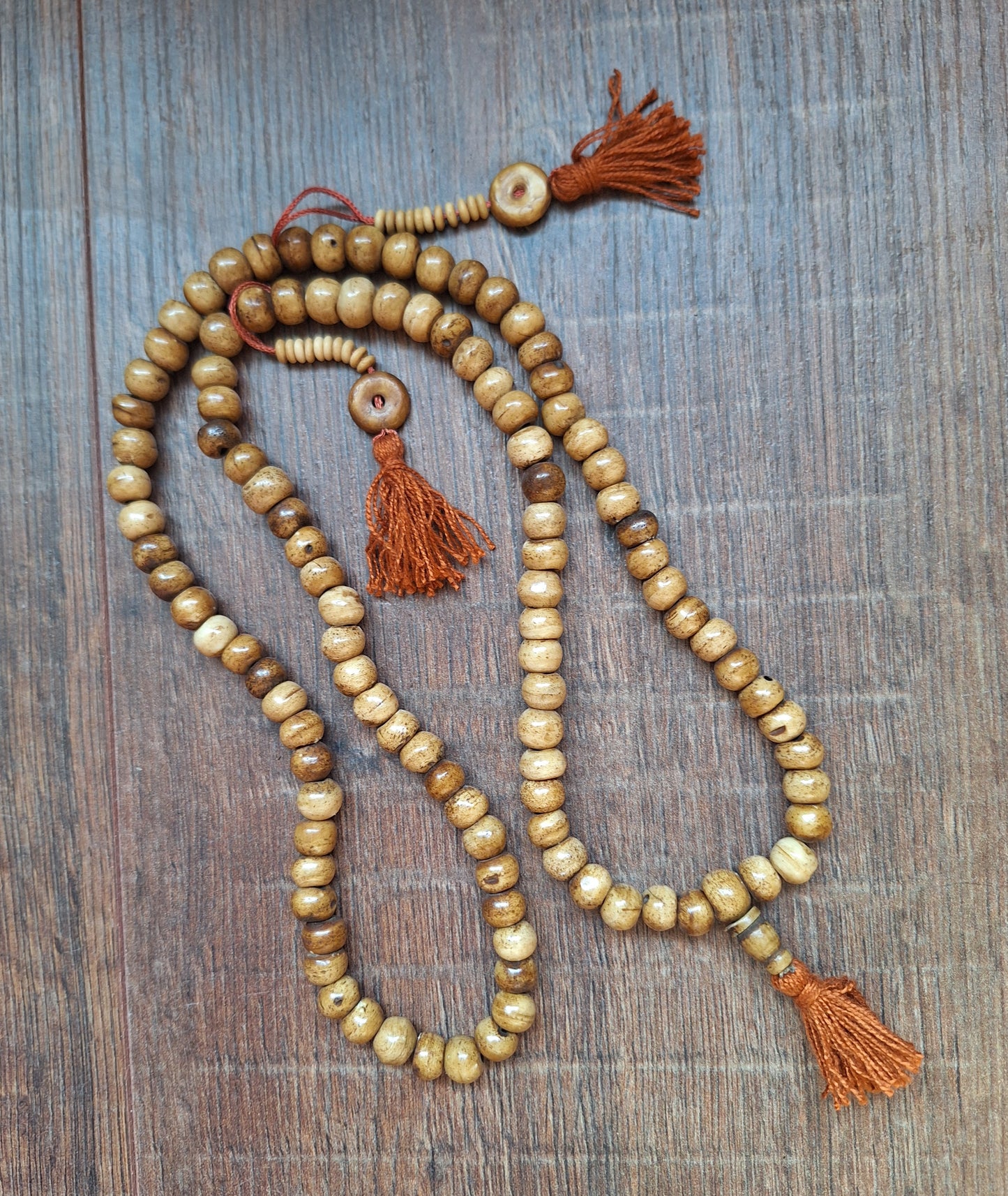 Vintage Tibetan yak bone mala #2