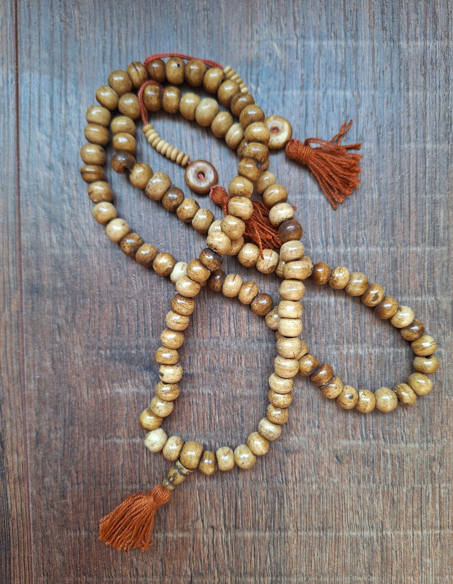 Vintage Tibetan yak bone mala #2