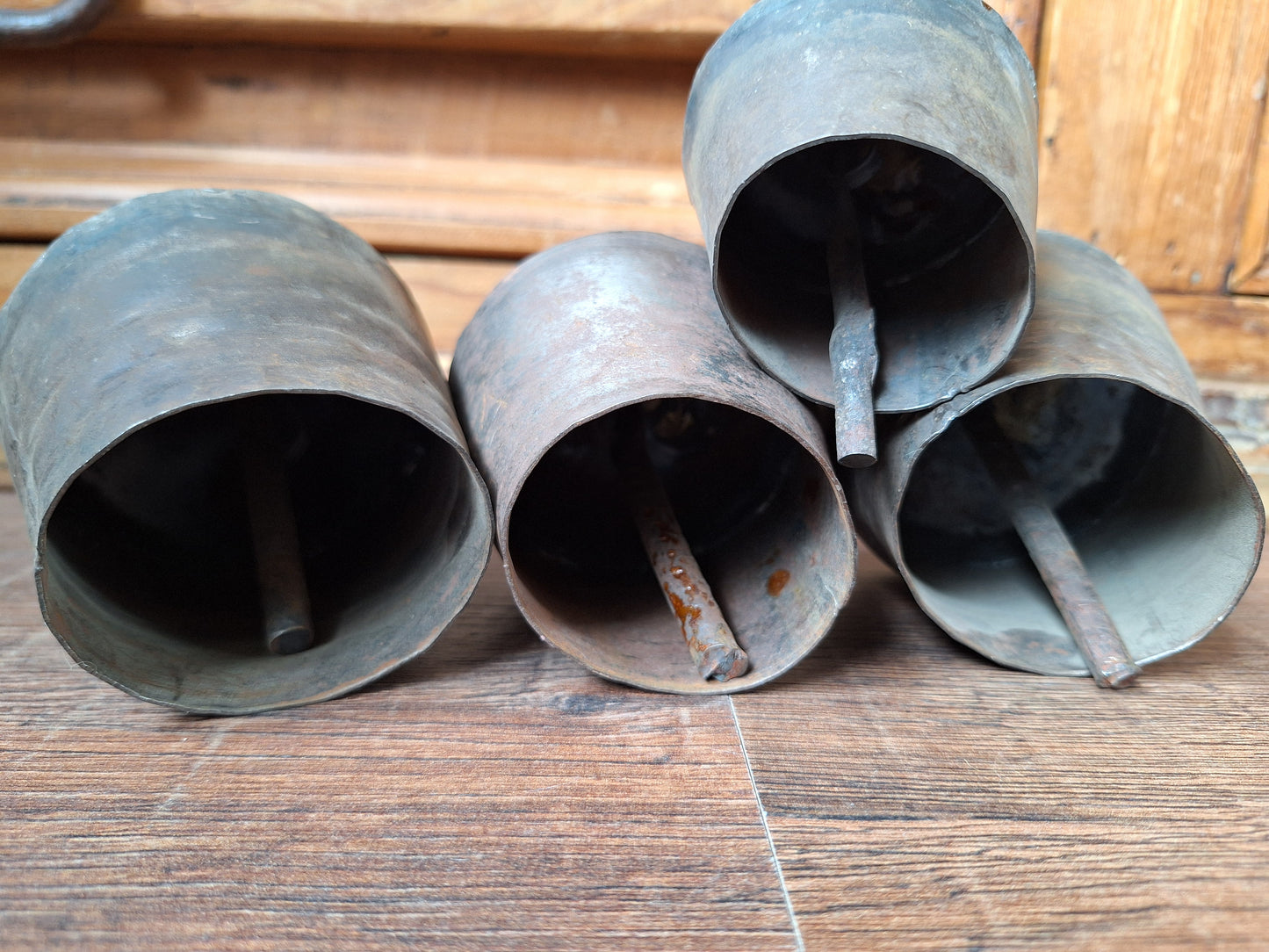 Vintage Nepalese iron yak bells