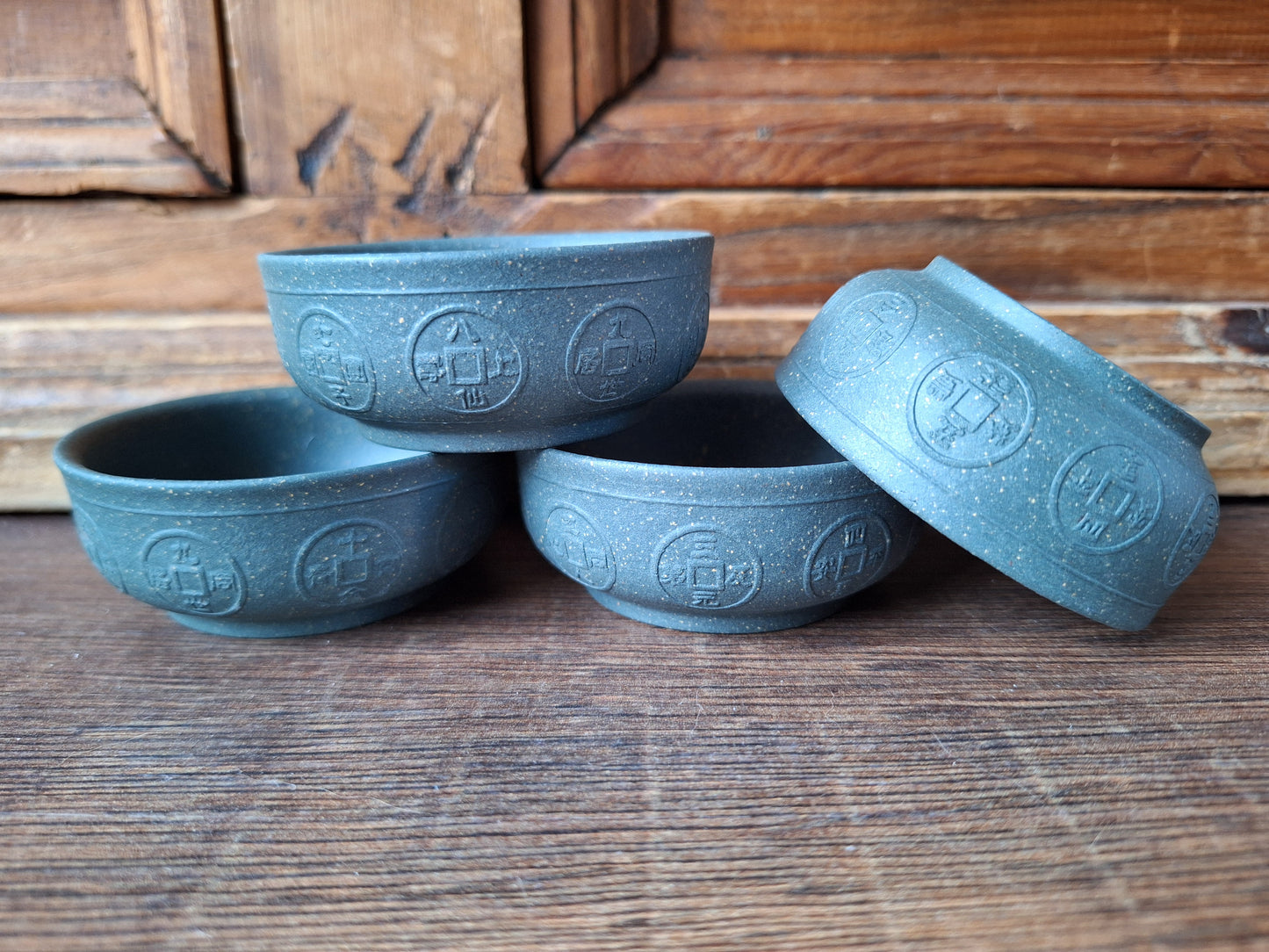 Yixing clay tea cup or offering bowl
