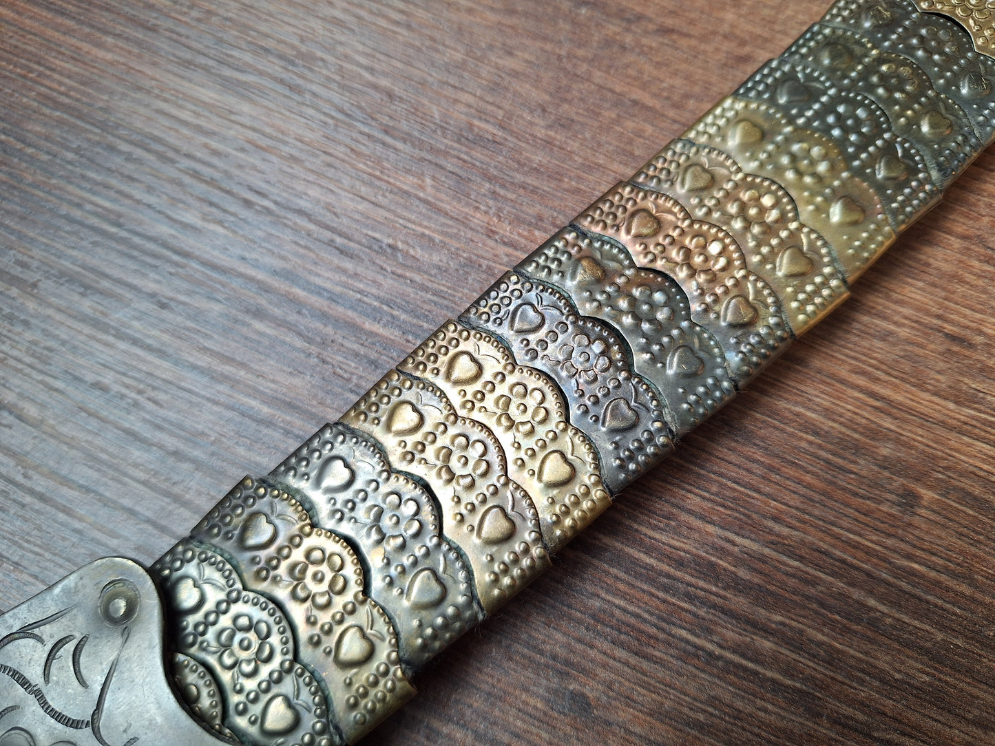 Vintage Ottoman brass belt