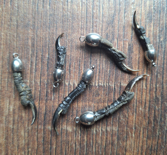 Crow nail pendant #5
