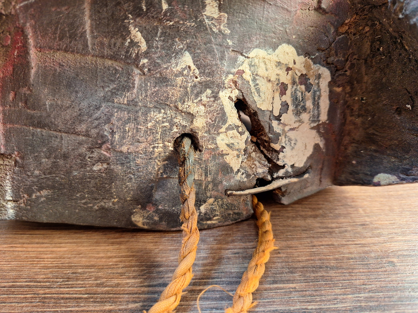 Vintage wooden Kali mask
