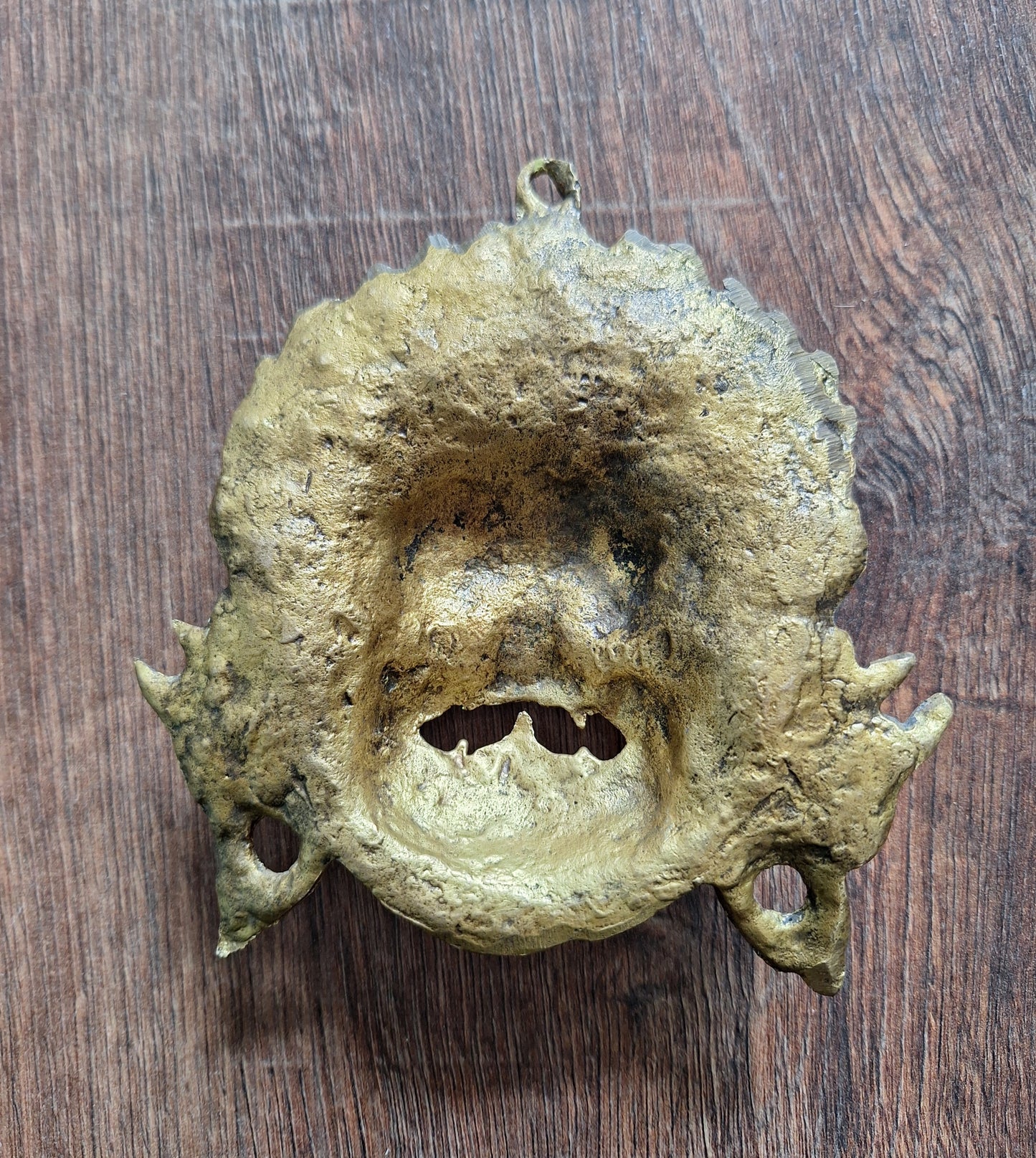 Vintage bronze Mahakala mask