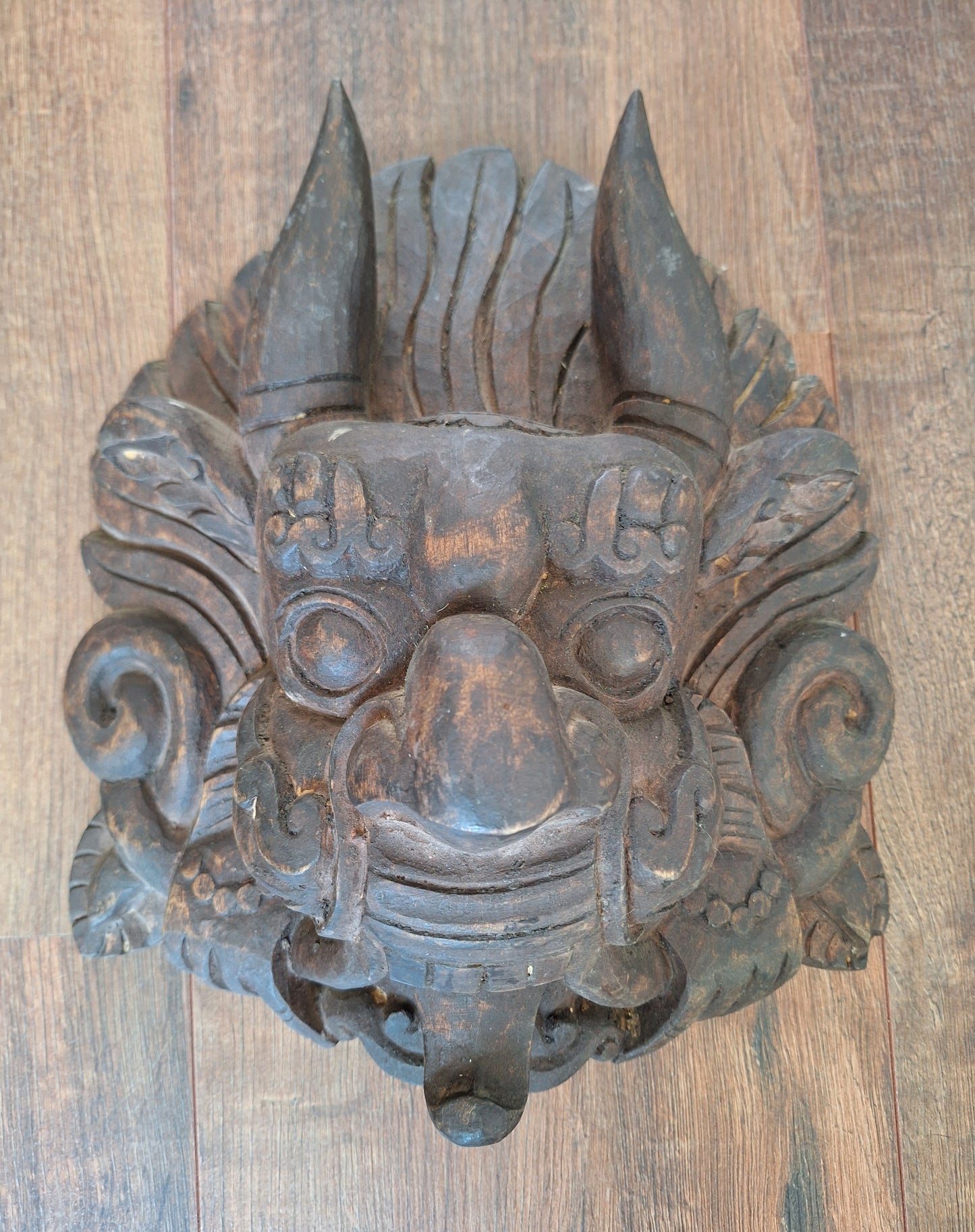 Vintage wooden Cheppu mask #2